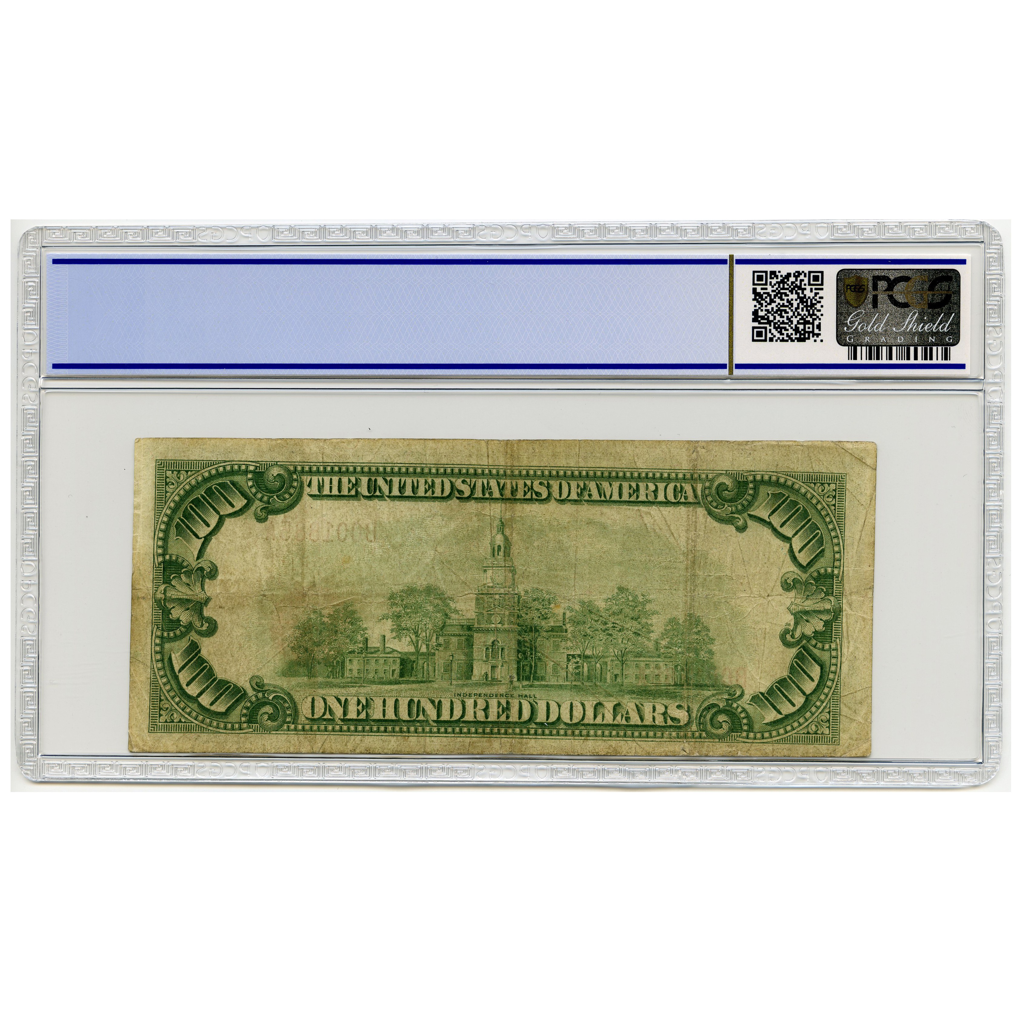 USA - 100 Dollars - B001885A revers