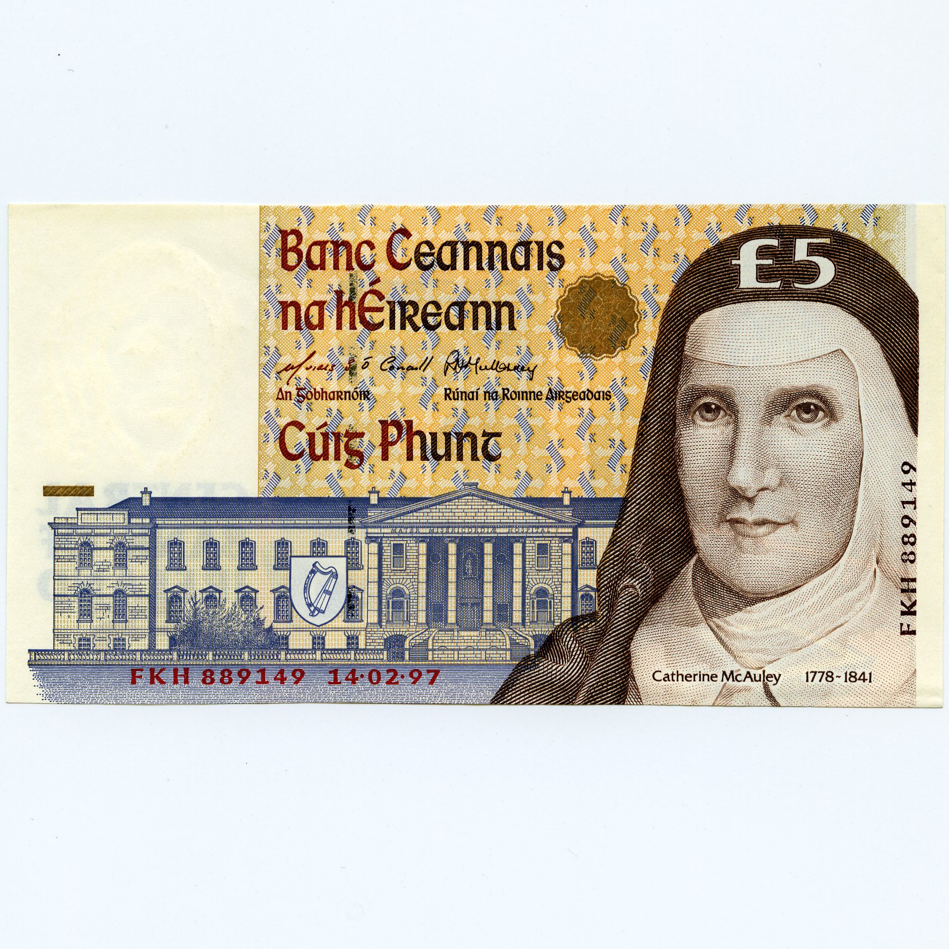 Irlande - 5 Livres - FKH889149 avers