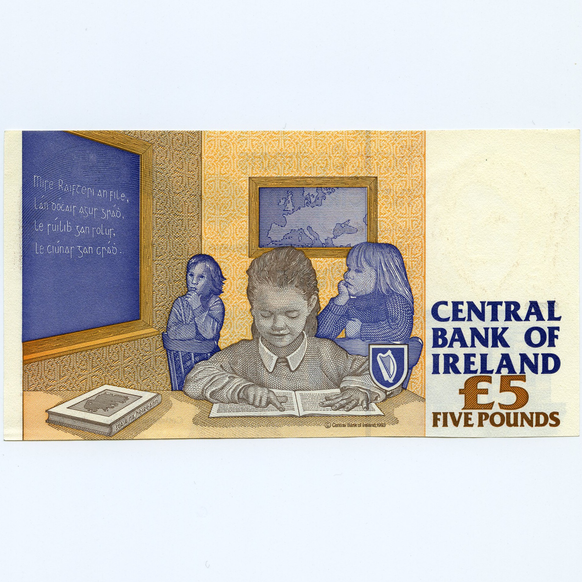 Irlande - 5 Livres - FKH889149 revers Irlande - 5 Livres - FKH889149 revers