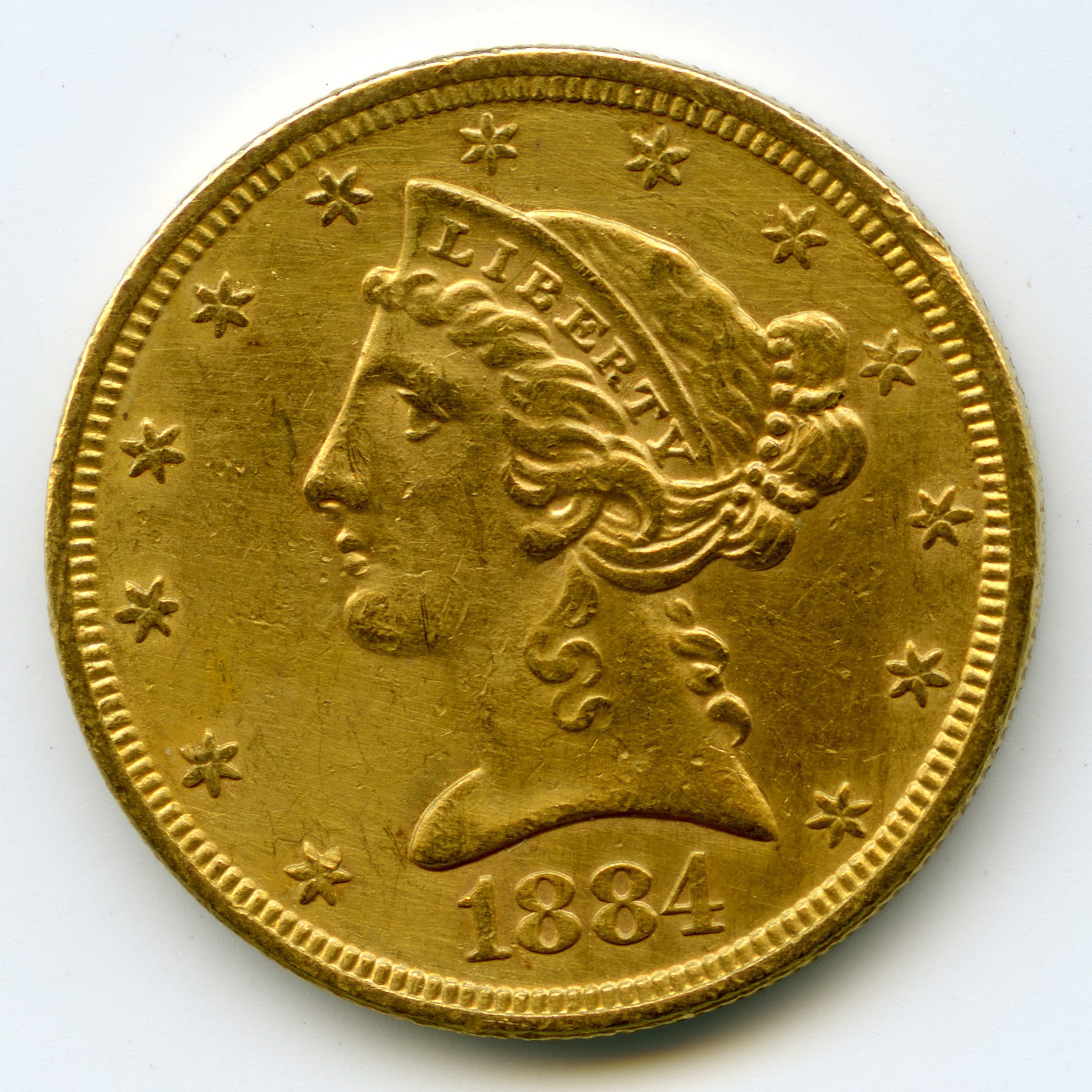 USA - 5 Dollars - 1884 S avers