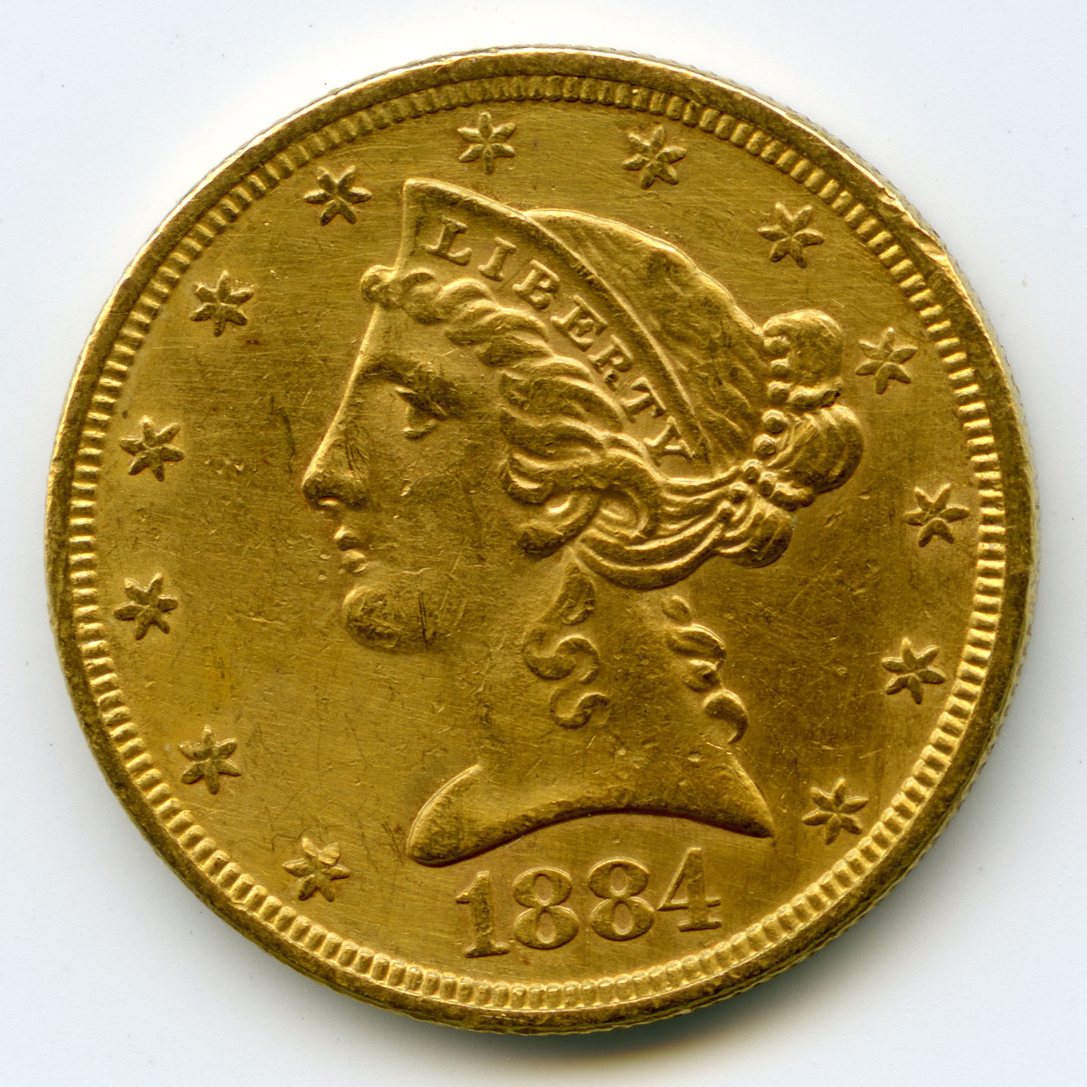 USA - 5 Dollars - 1884 S avers USA - 5 Dollars - 1884 S avers