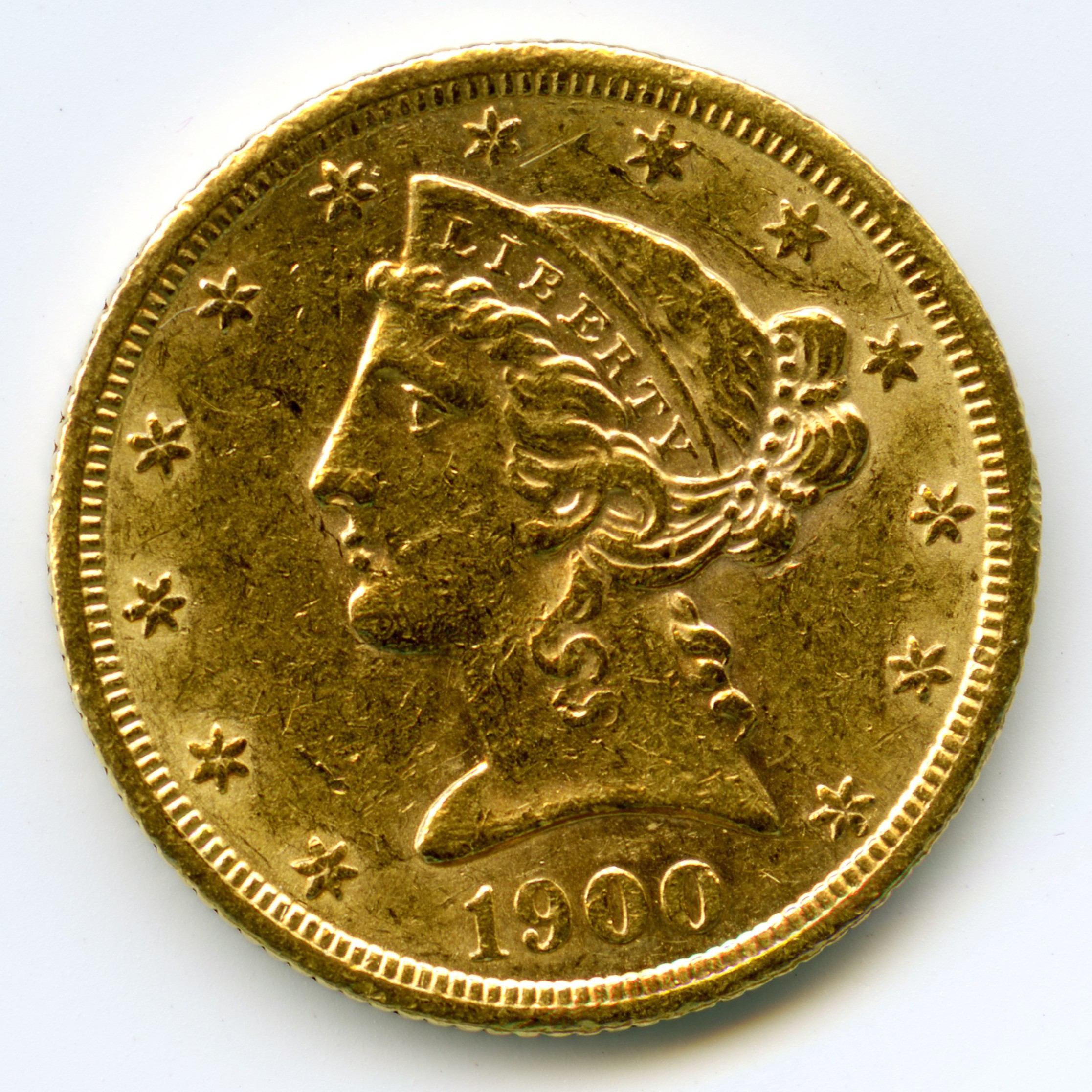 USA - 5 Dollars - 1900 S avers