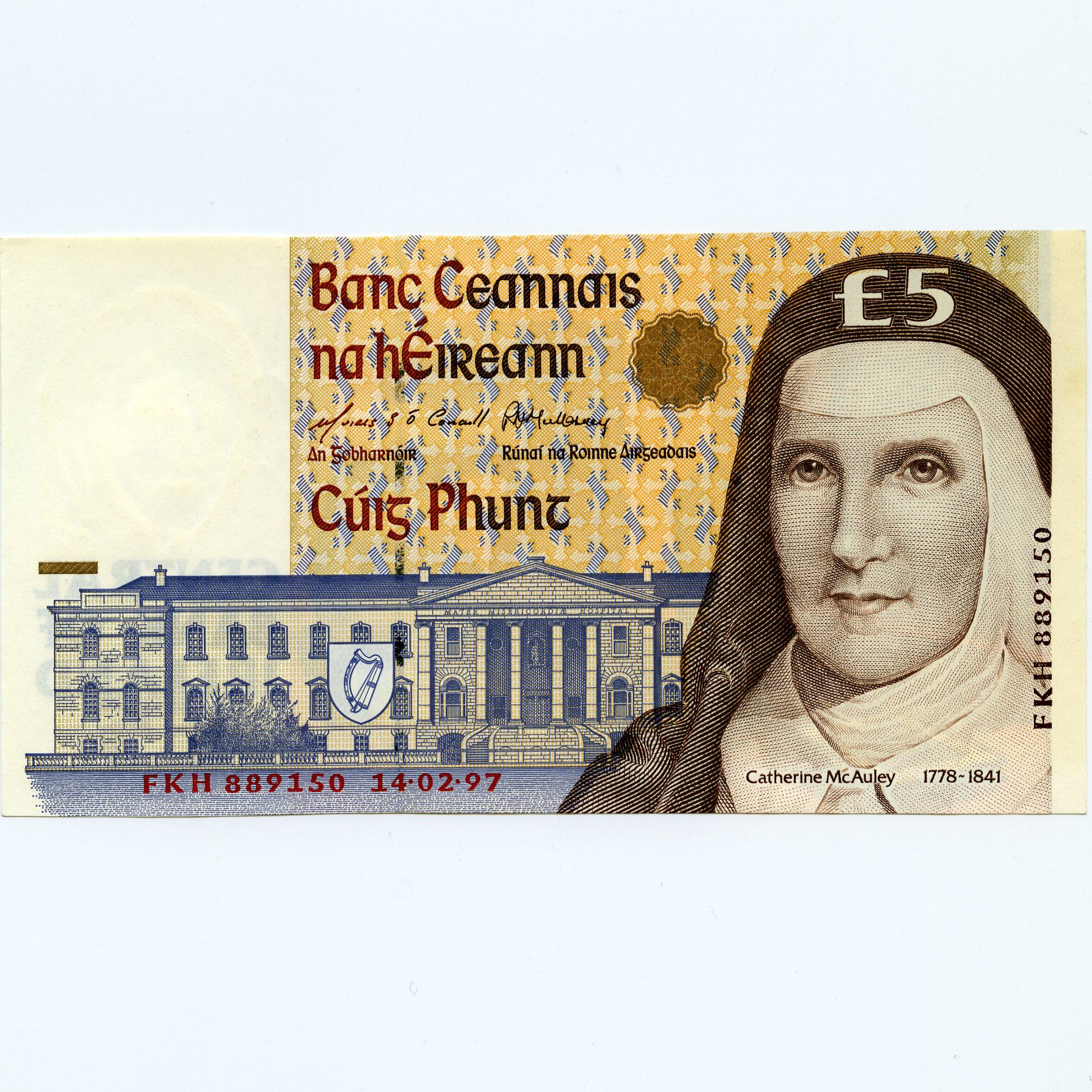 Irlande - 5 Livres - FKH889150 avers