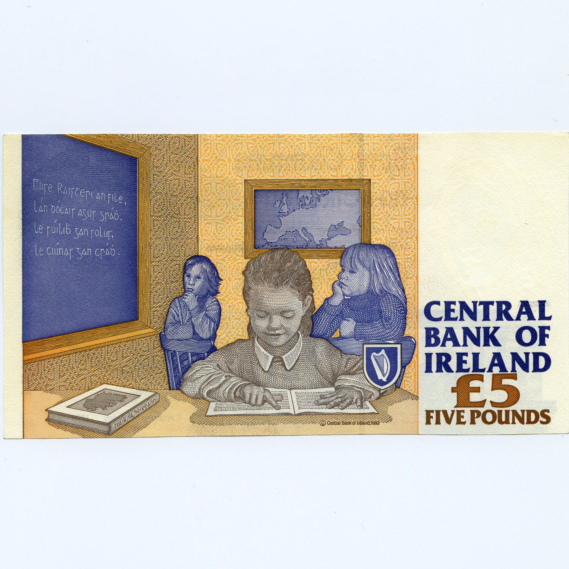 Irlande - 5 Livres - FKH889150 revers Irlande - 5 Livres - FKH889150 revers