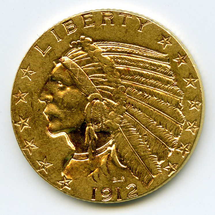 USA - 5 Dollars - 1912 avers
