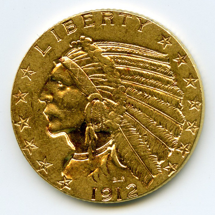 USA - 5 Dollars - 1912 avers USA - 5 Dollars - 1912 avers