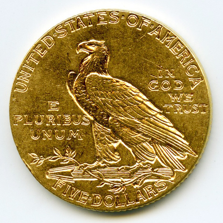 USA - 5 Dollars - 1912 revers