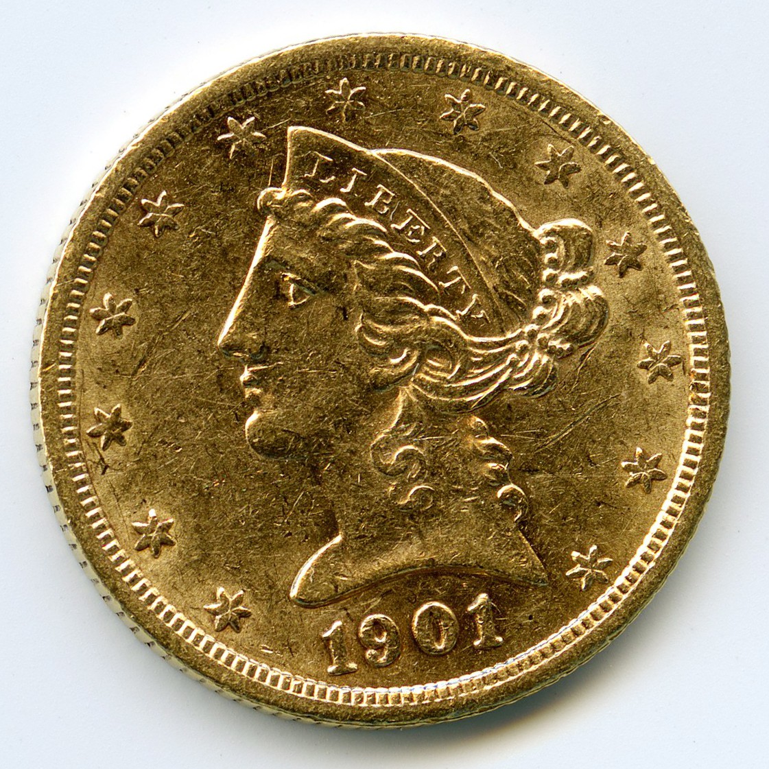 USA - 5 Dollars - 1901 S avers