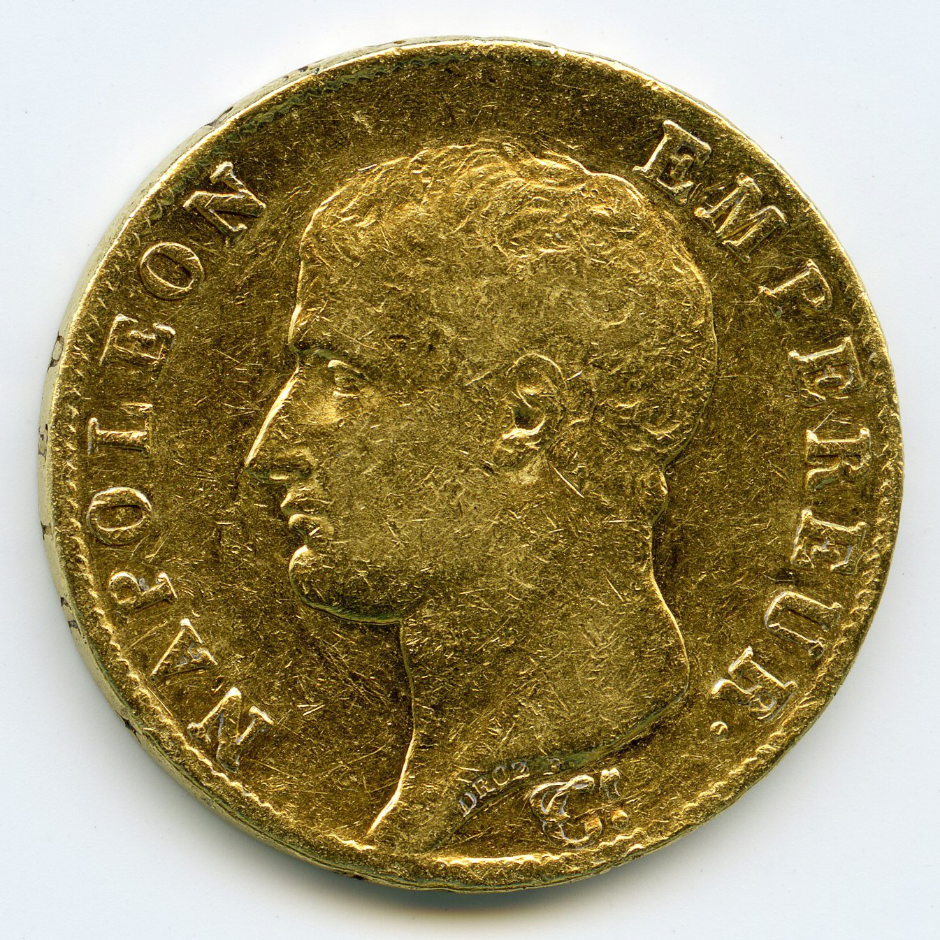 Napoléon Ier - 40 Francs - 1806 A avers Napoléon Ier - 40 Francs - 1806 A avers