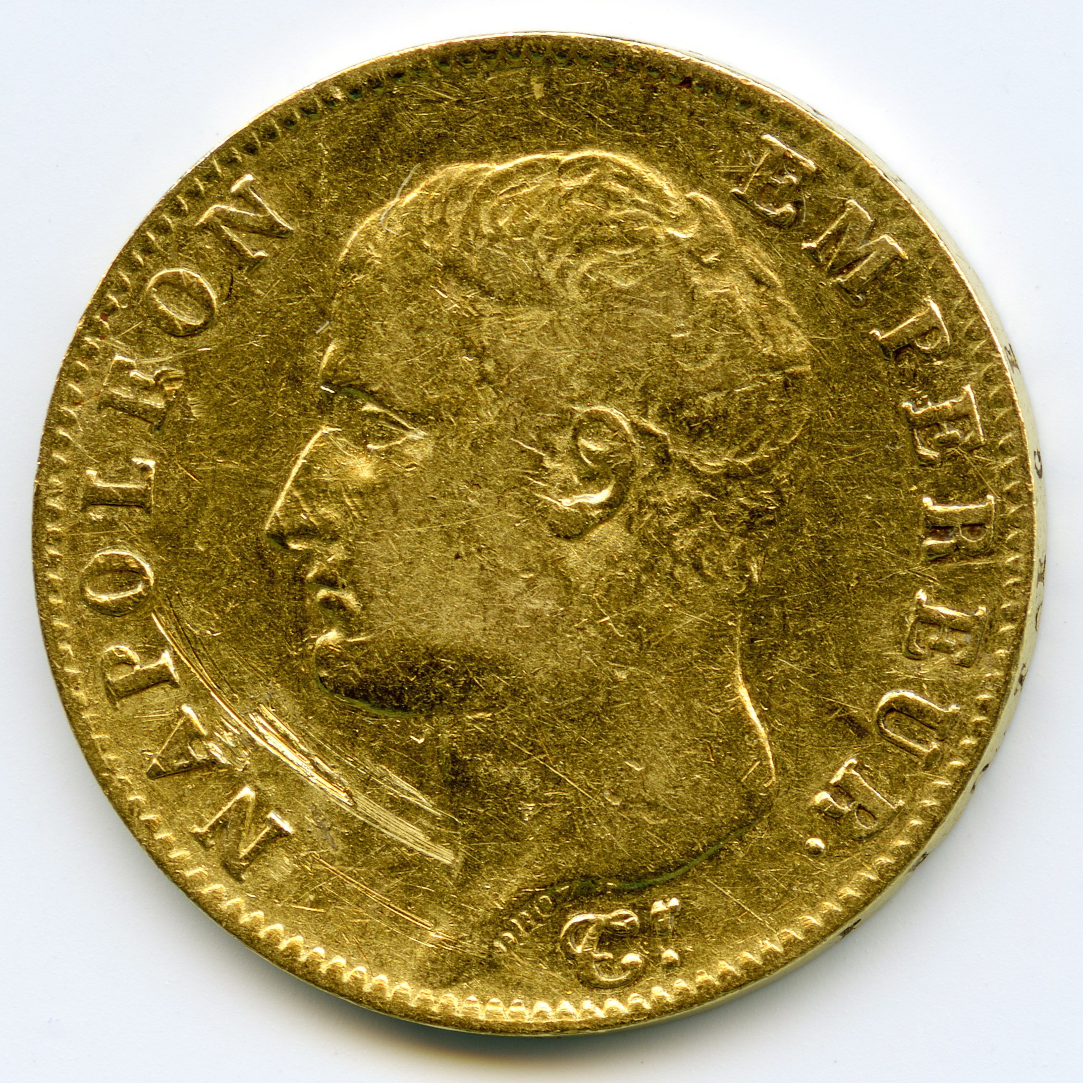 Napoléon Ier - 20 Francs - An 14 A avers