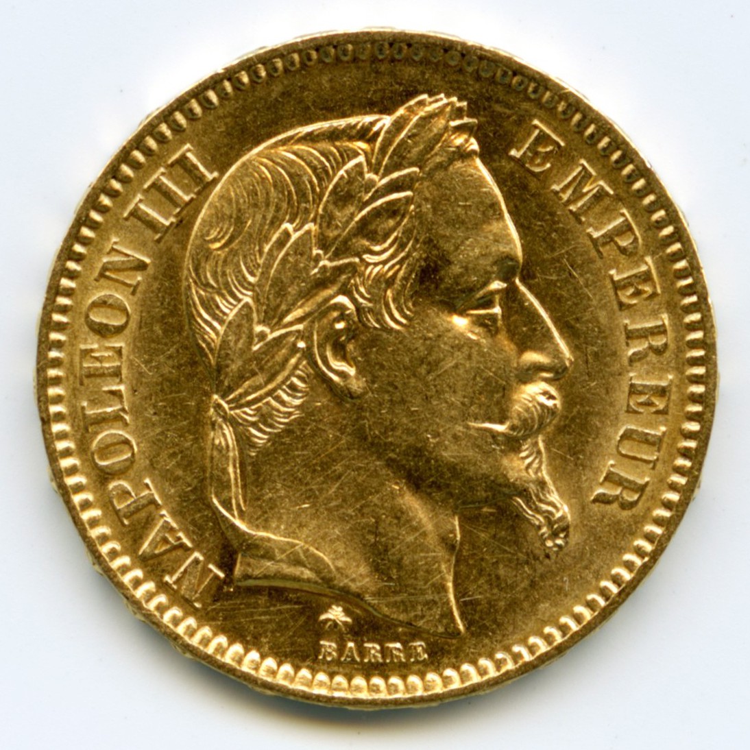 Napoléon III - 20 Francs - 1861 A avers