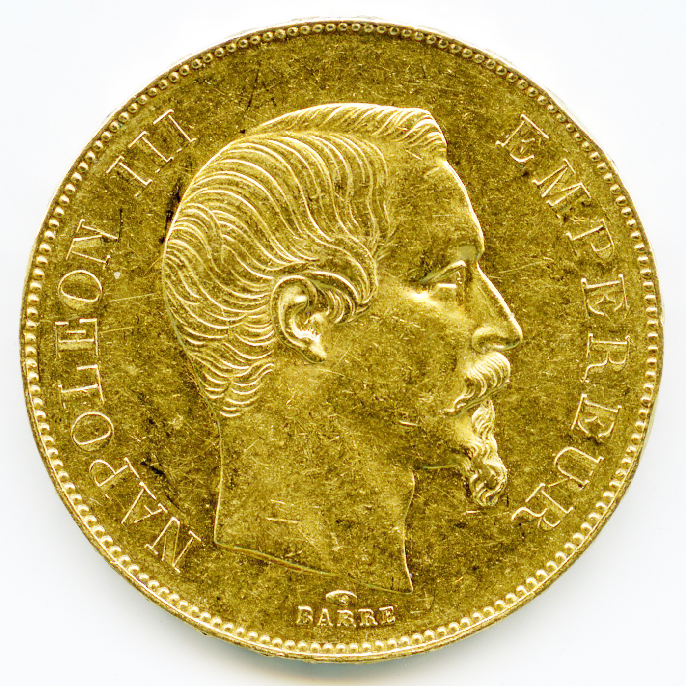 Napoléon III - 50 Francs - 1856 A avers