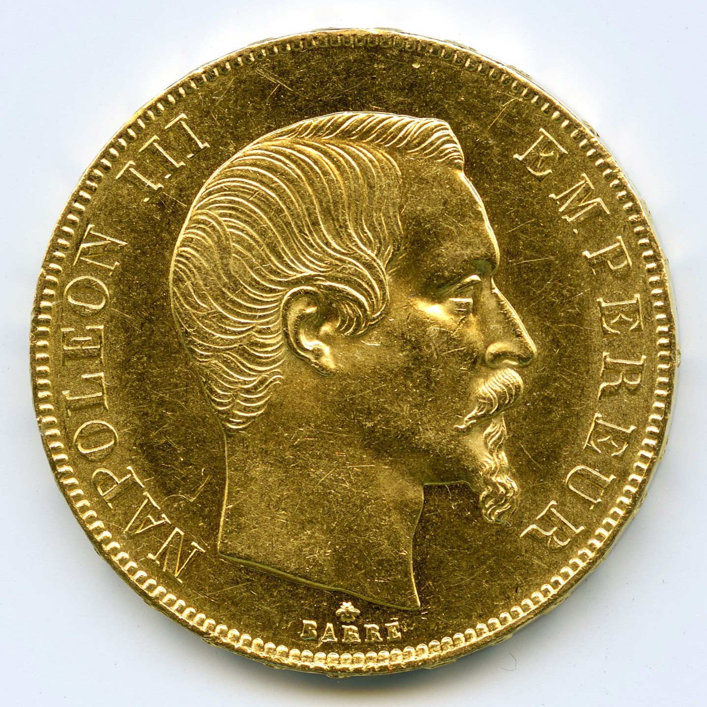 Napoléon III - 50 Francs - 1859 BB avers