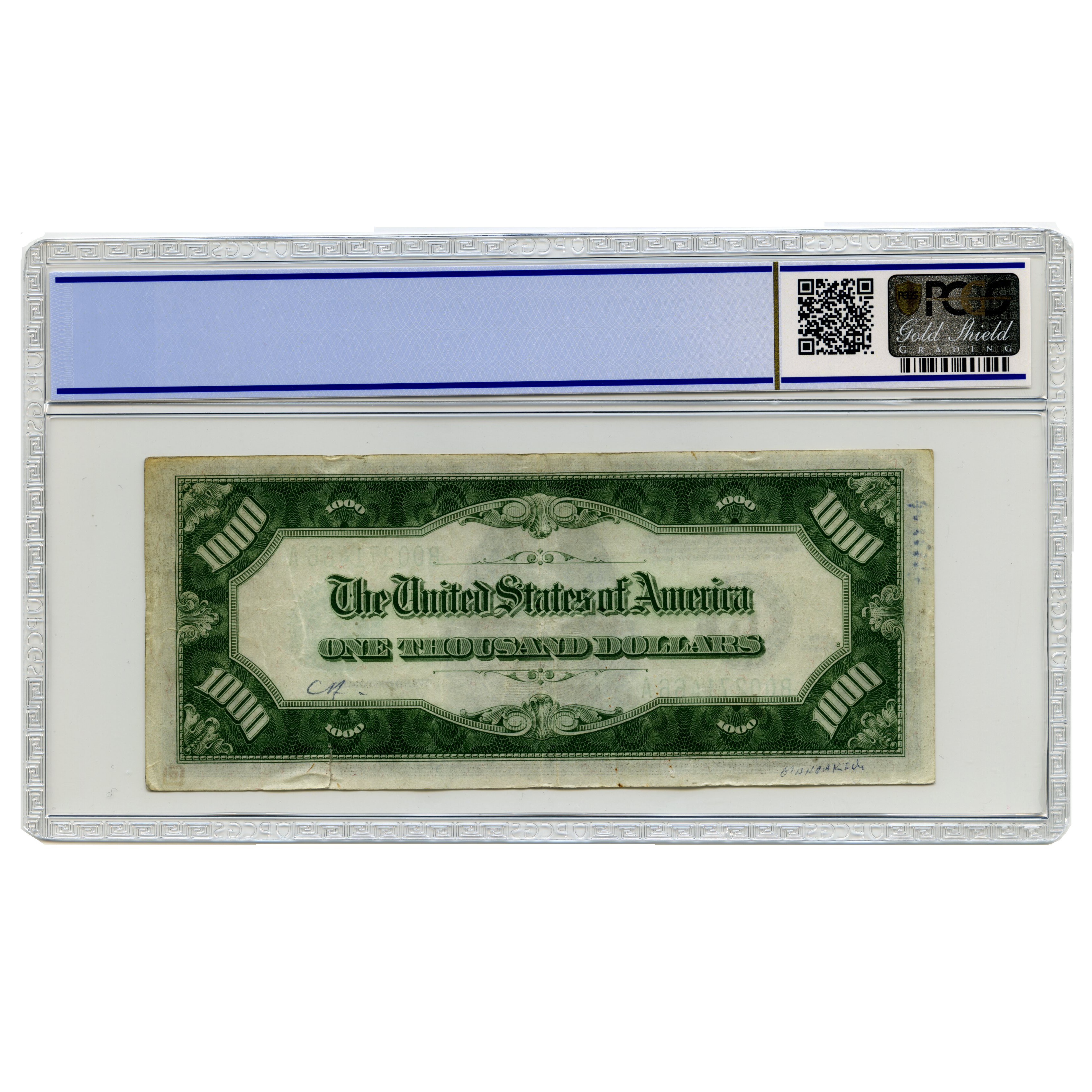 USA - 1 000 Dollars - B00271466A revers USA - 1 000 Dollars - B00271466A revers