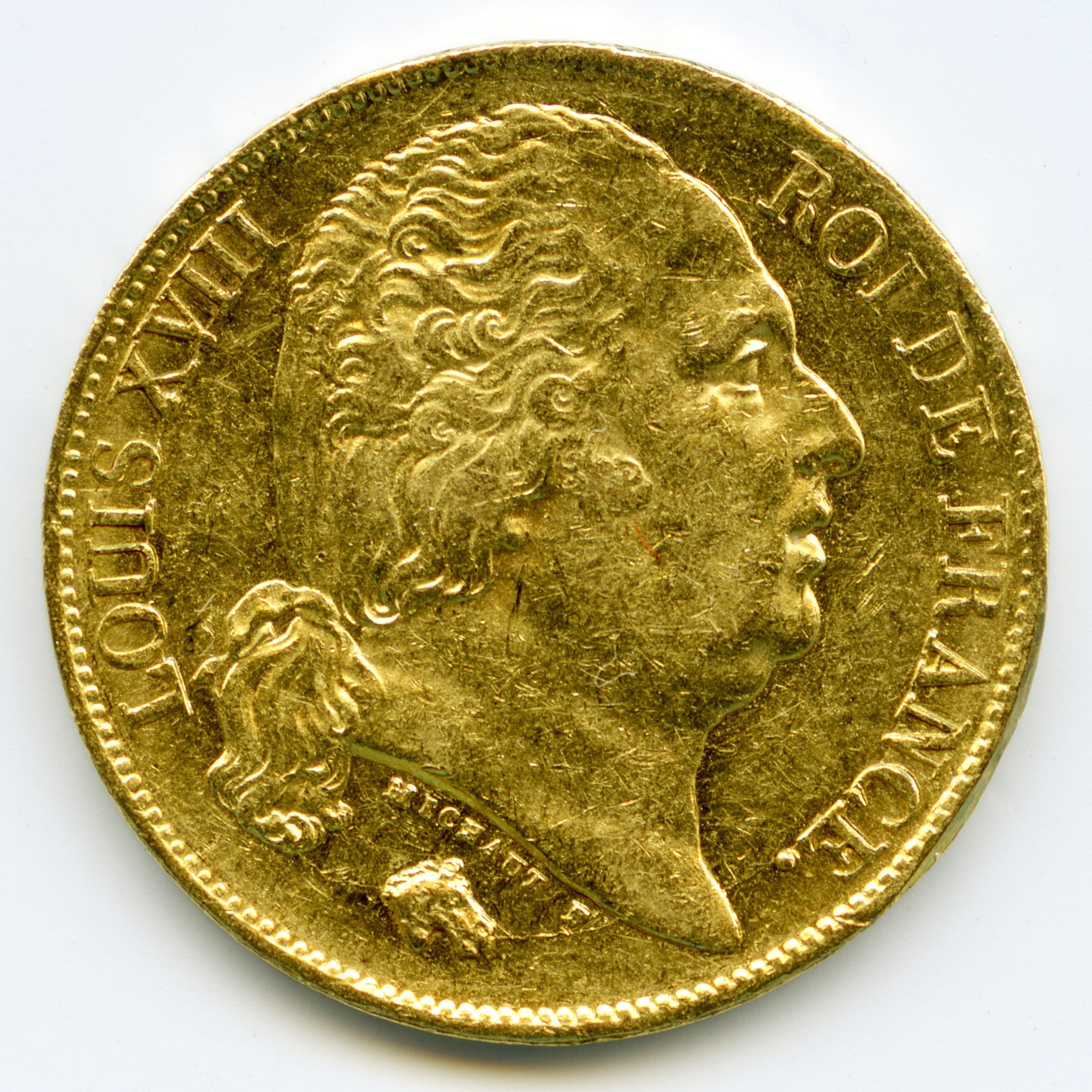 Louis XVIII - 20 Francs - 1817 A avers