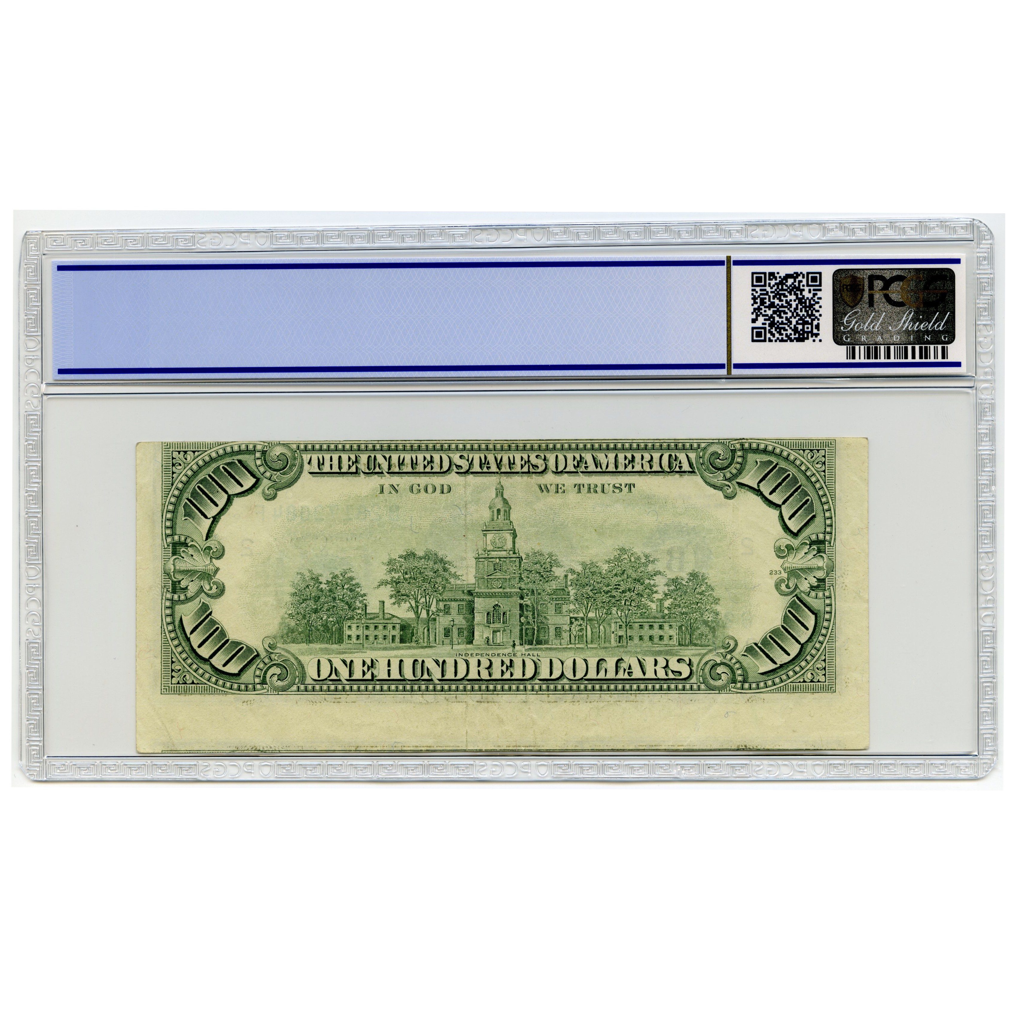 USA - 100 Dollars - B28173084F revers USA - 100 Dollars - B28173084F revers