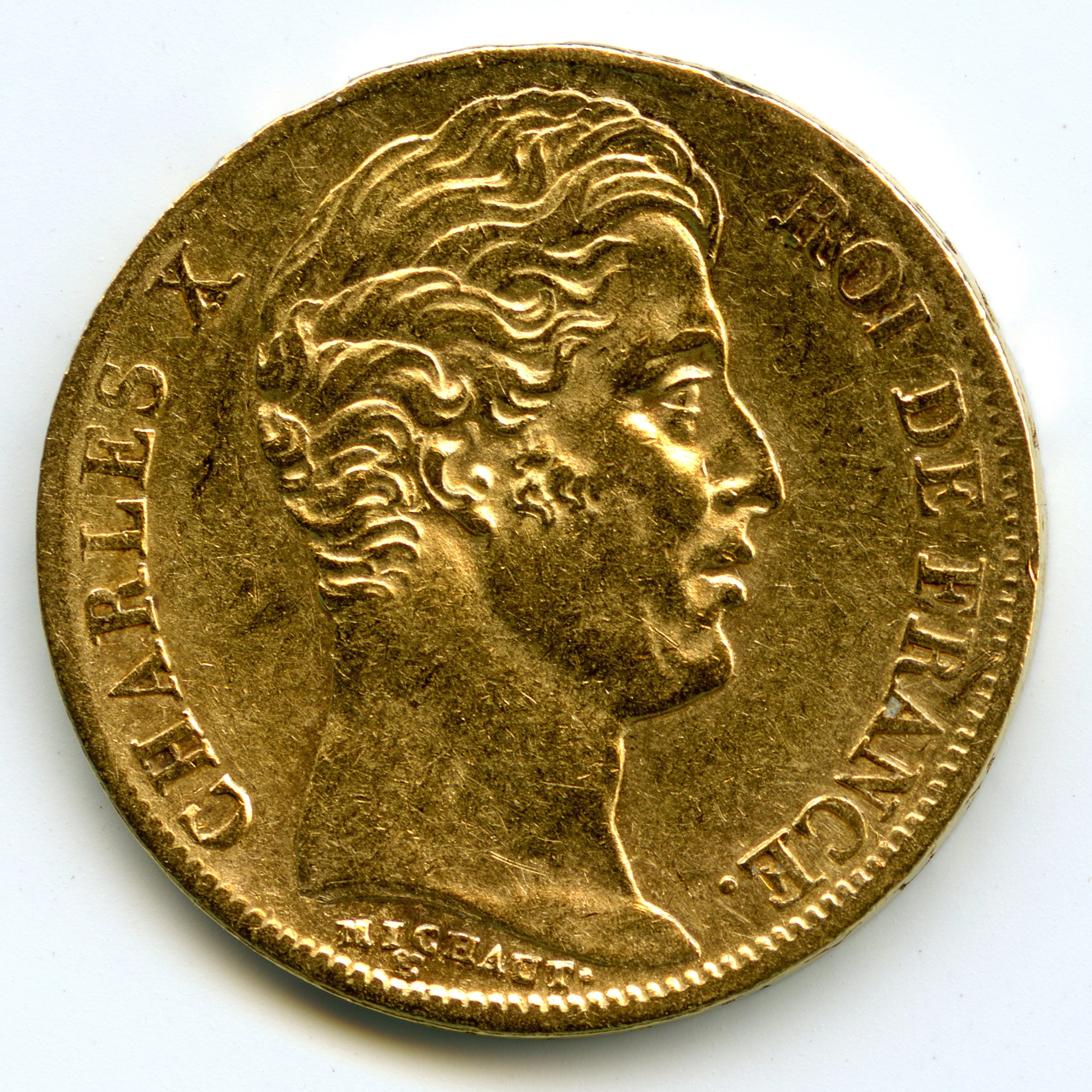 Charles X - 20 Francs - 1830 A avers Charles X - 20 Francs - 1830 A avers