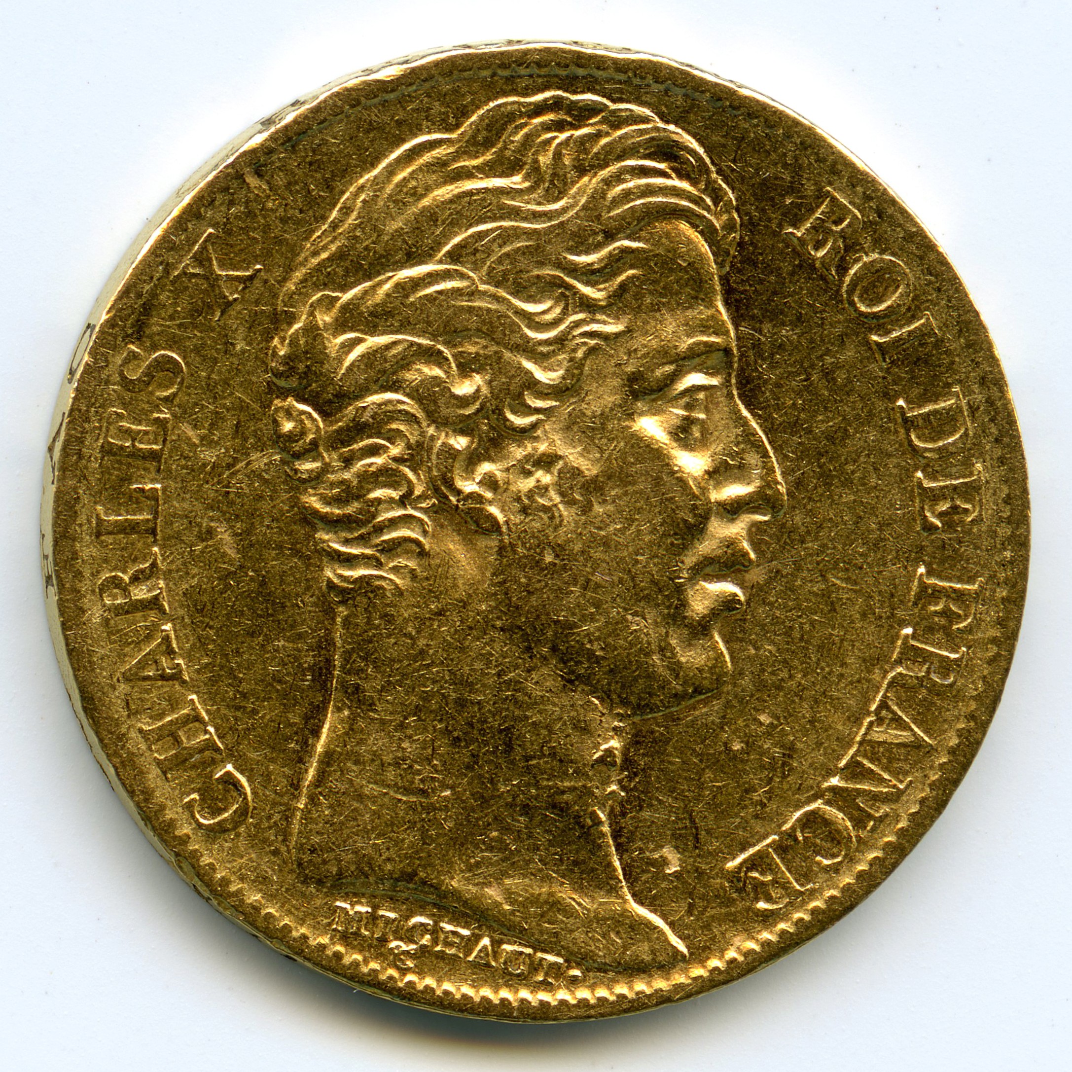 Charles X - 20 Francs - 1825 A avers Charles X - 20 Francs - 1825 A avers