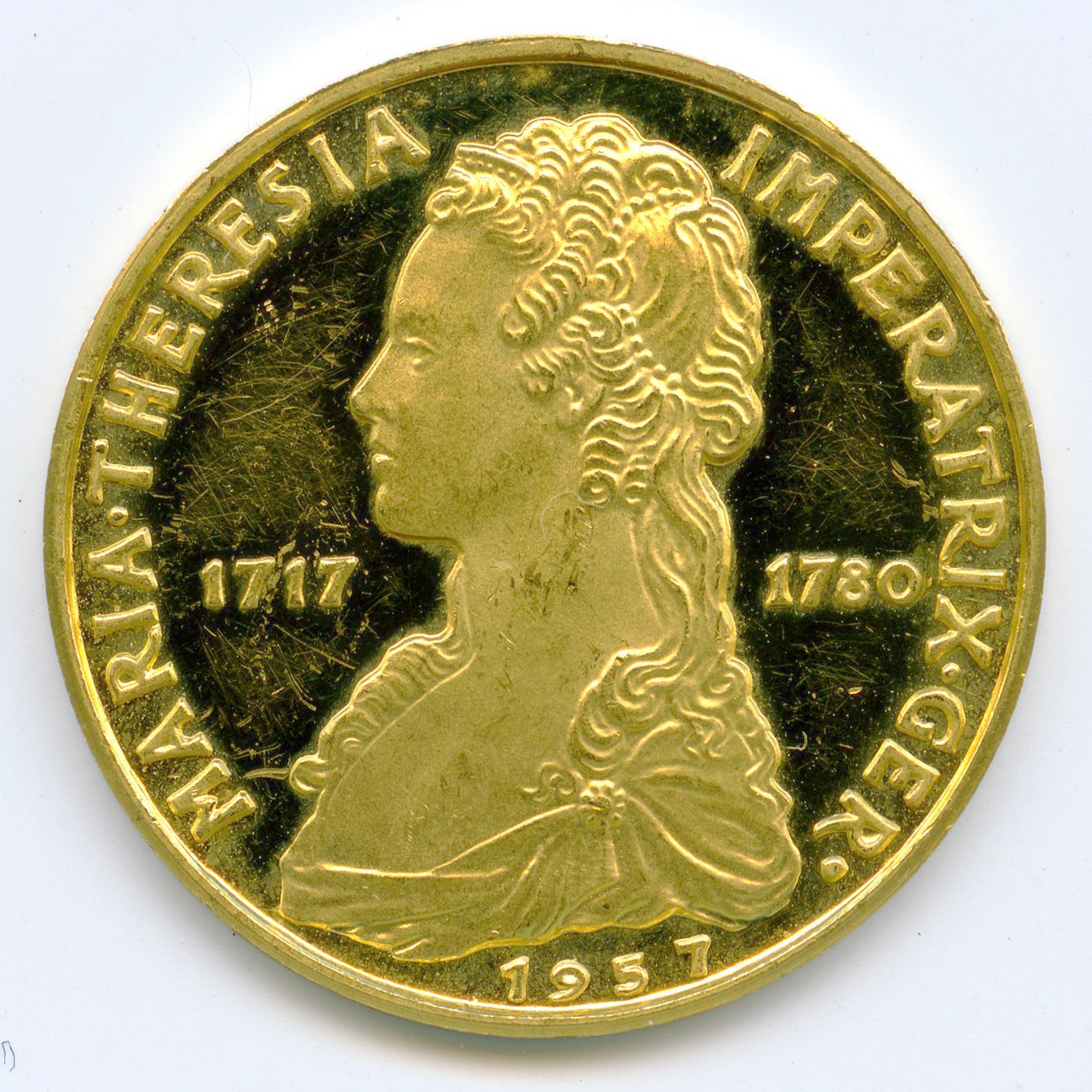 Allemagne - 2,5 DUCAT - 1957 avers Allemagne - 2,5 DUCAT - 1957 avers