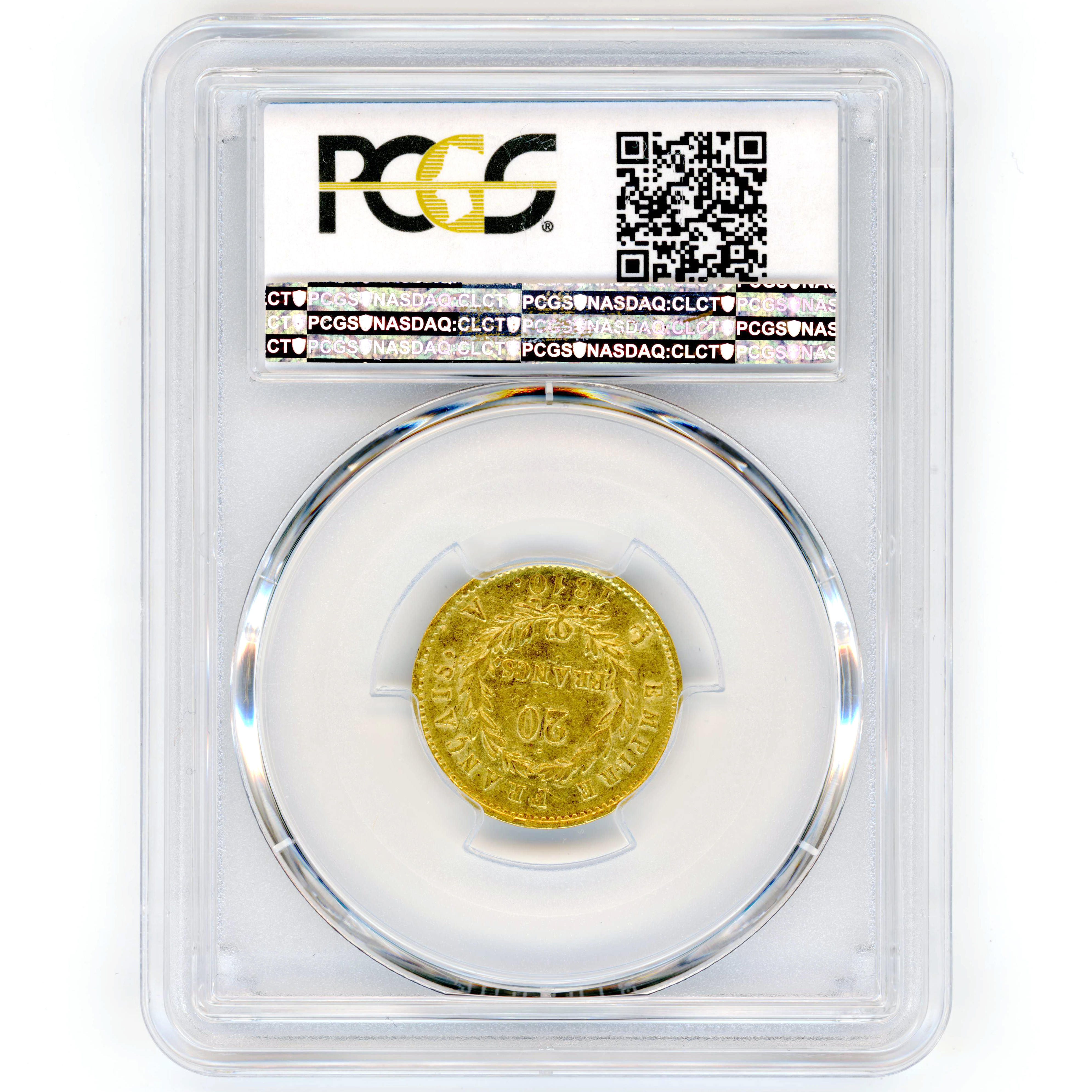 Napoléon Ier - 20 Francs - 1810 A revers Napoléon Ier - 20 Francs - 1810 A revers