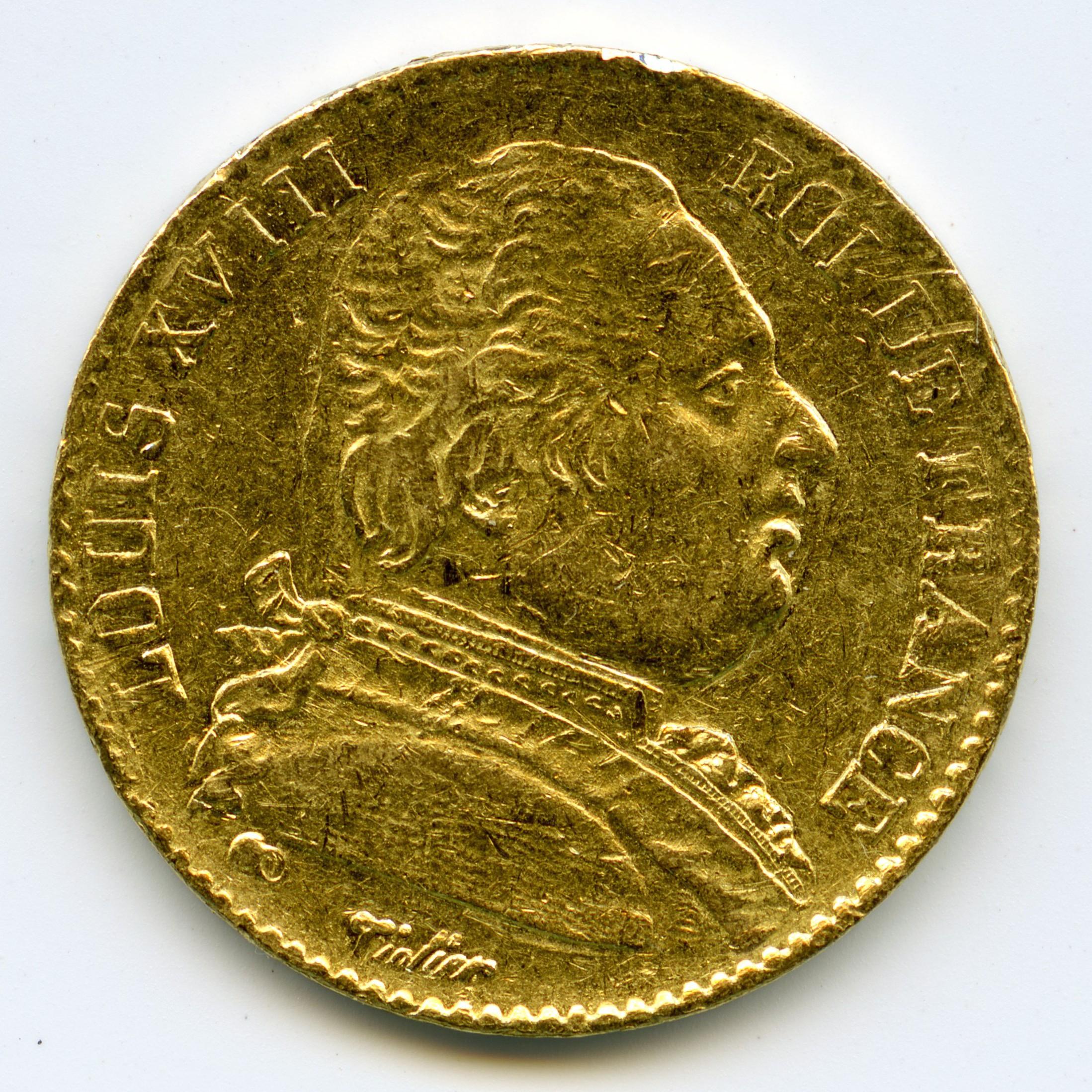 Louis XVIII - 20 Francs - 1814 K avers Louis XVIII - 20 Francs - 1814 K avers