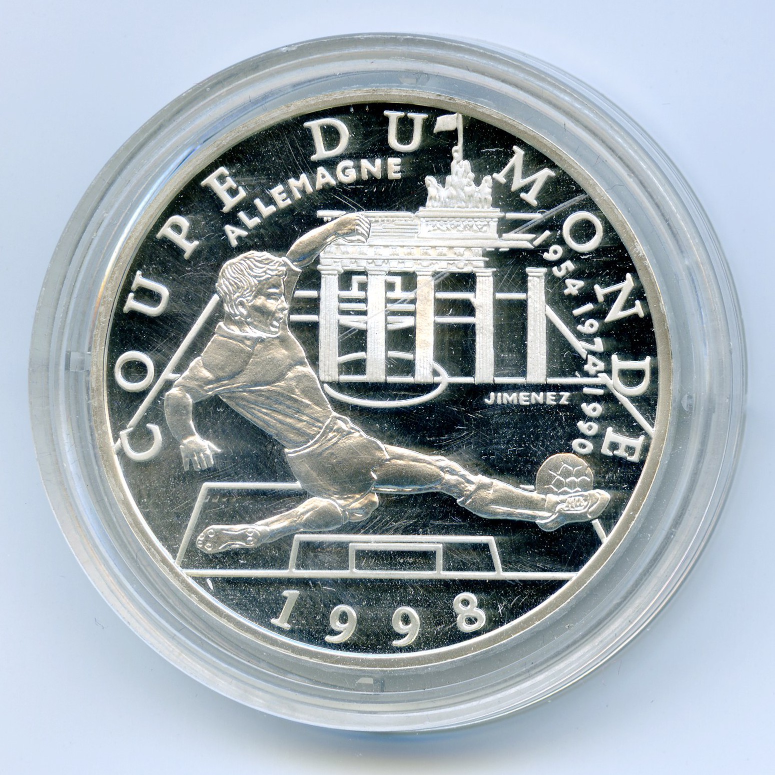 10 Francs - Coupe du Monde 1998 avers