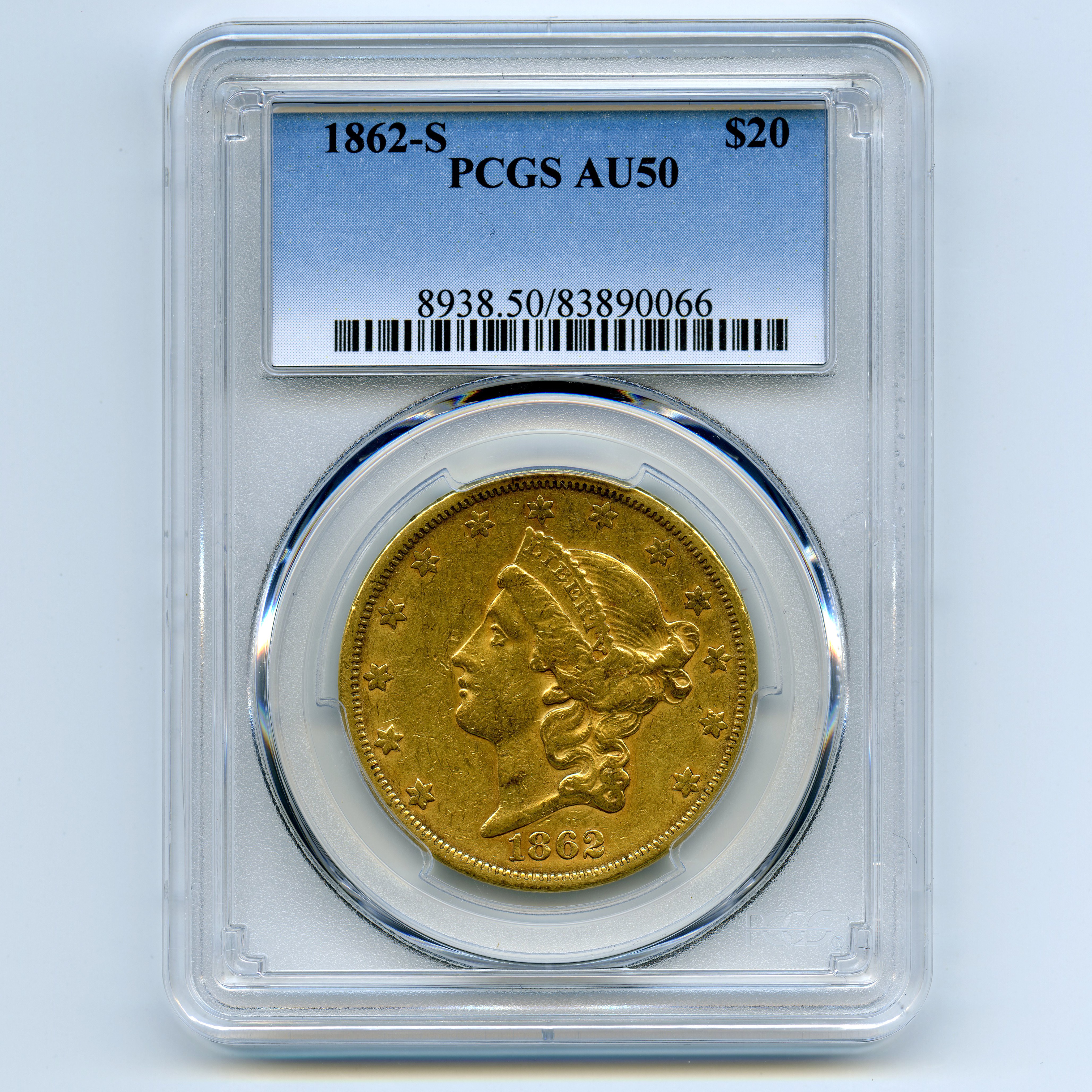 USA - 20 Dollars - 1862 S avers