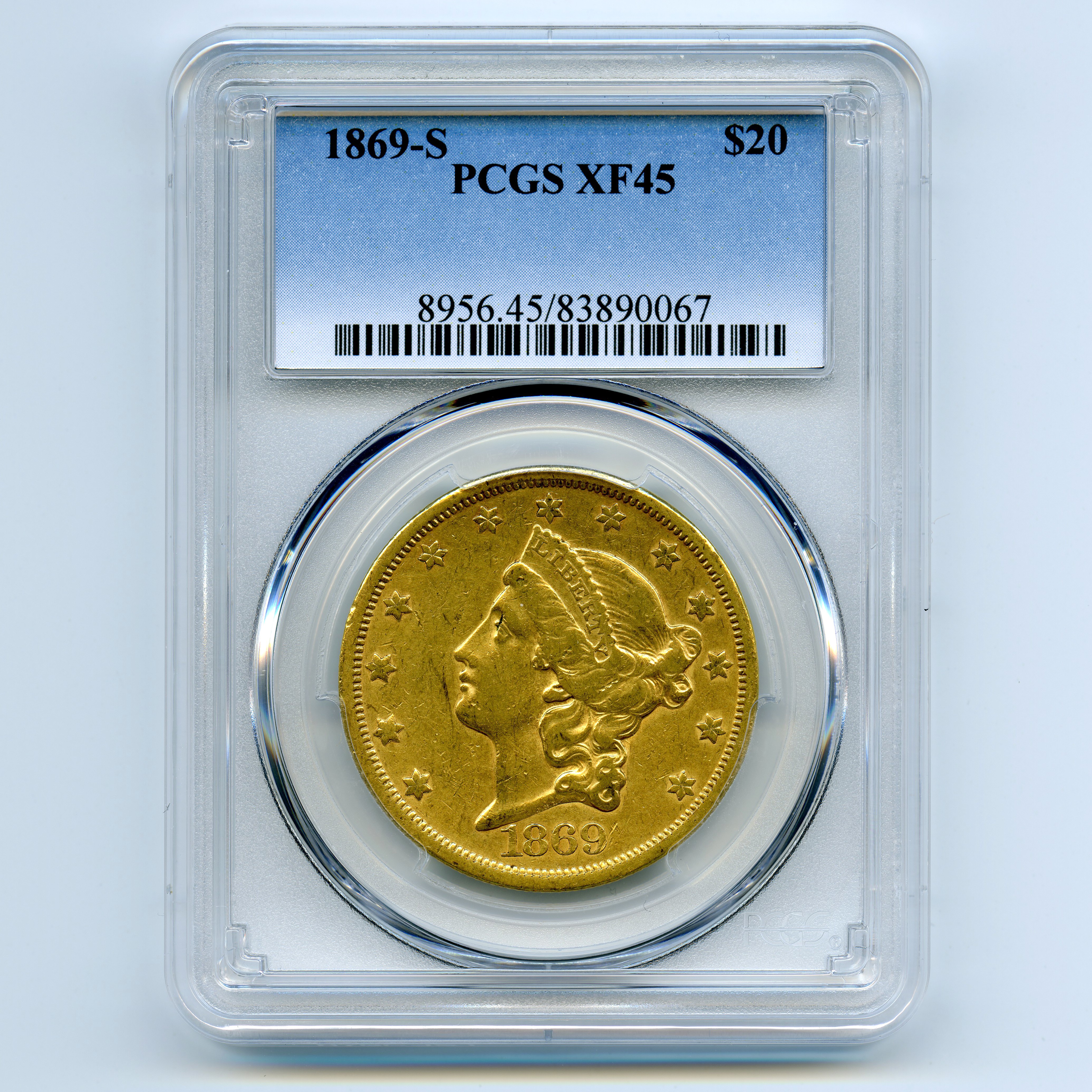 USA - 20 Dollars - 1869 S avers