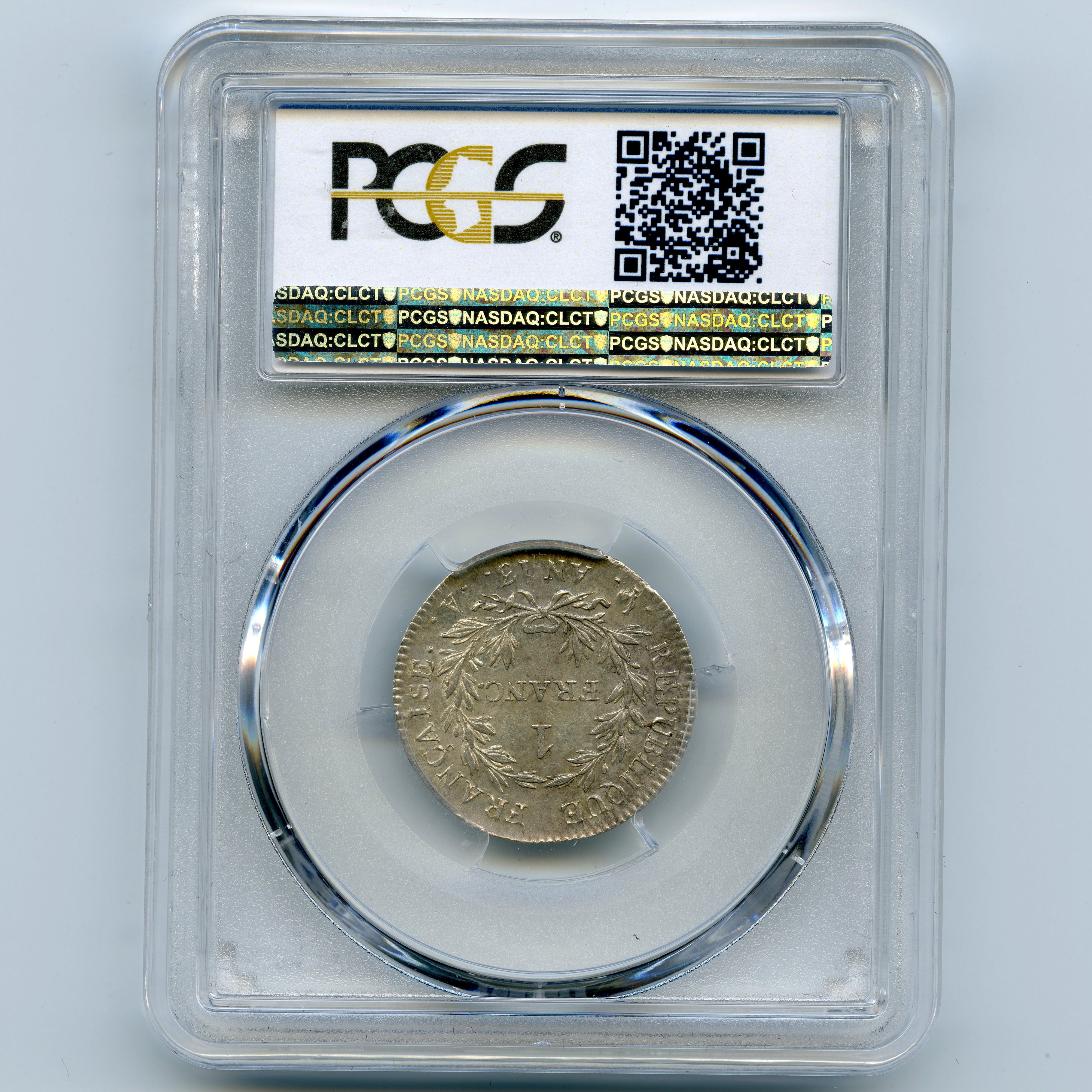 Napoléon Empereur - 1 Franc - An 13 revers Napoléon Empereur - 1 Franc - An 13 revers