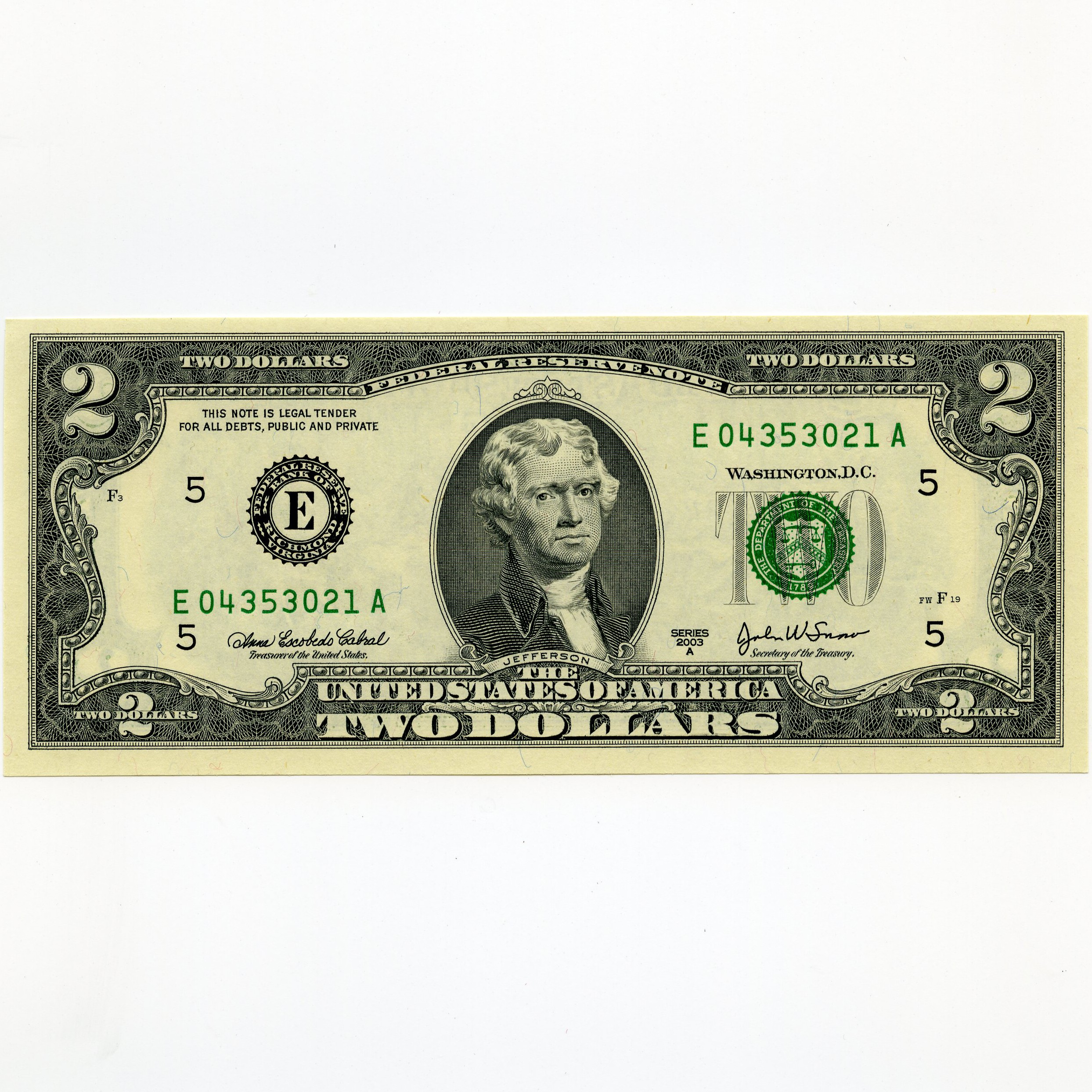 USA - 2 Dollars - F46920846A avers
