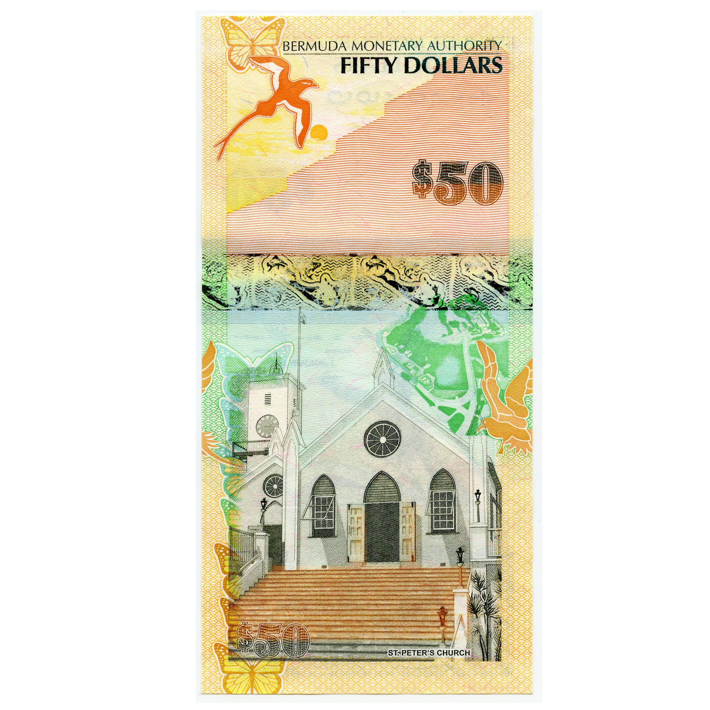 Bermude - 50 Dollars - 150466 revers Bermude - 50 Dollars - 150466 revers
