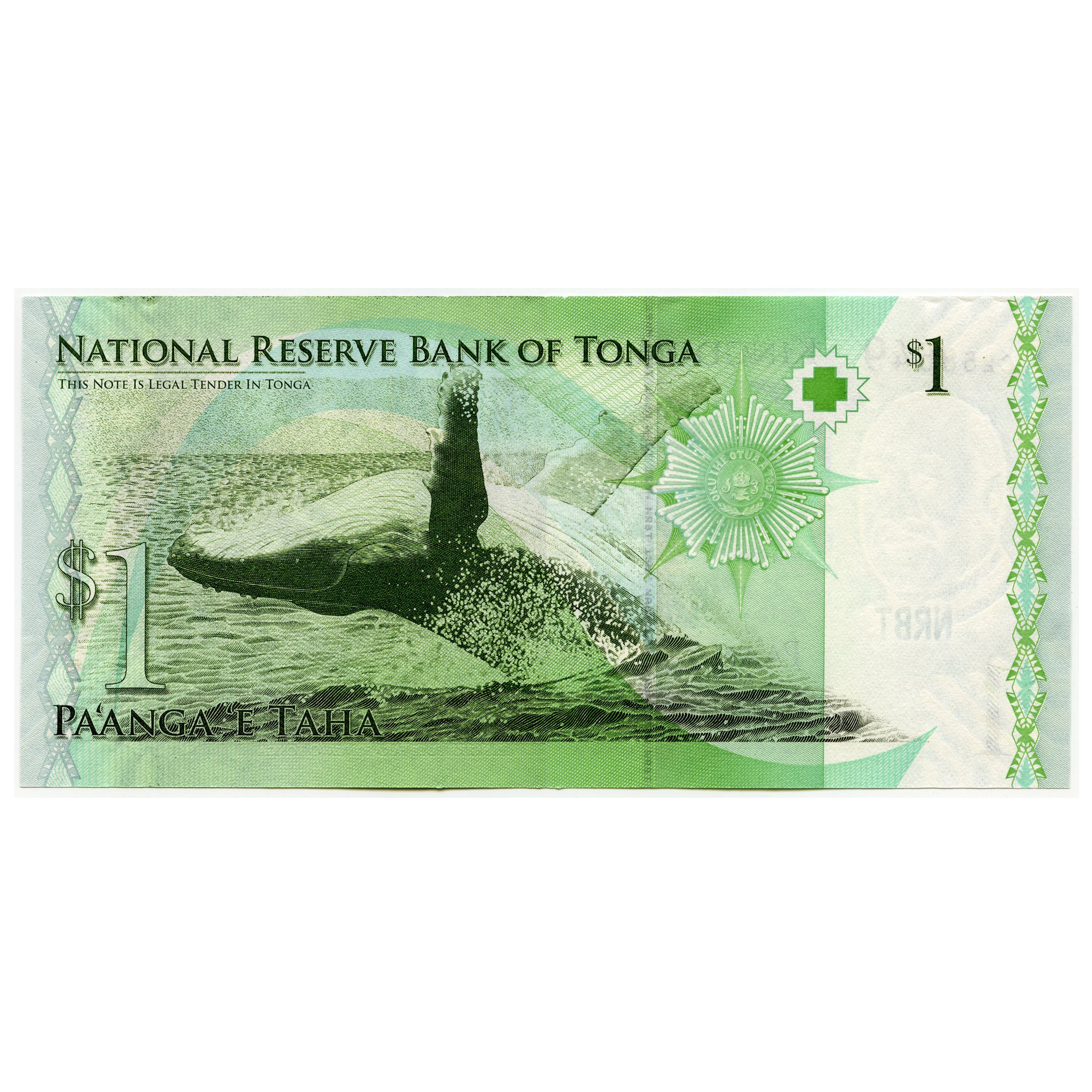 Tonga - 1 Pa'anga - C258649 revers Tonga - 1 Pa'anga - C258649 revers
