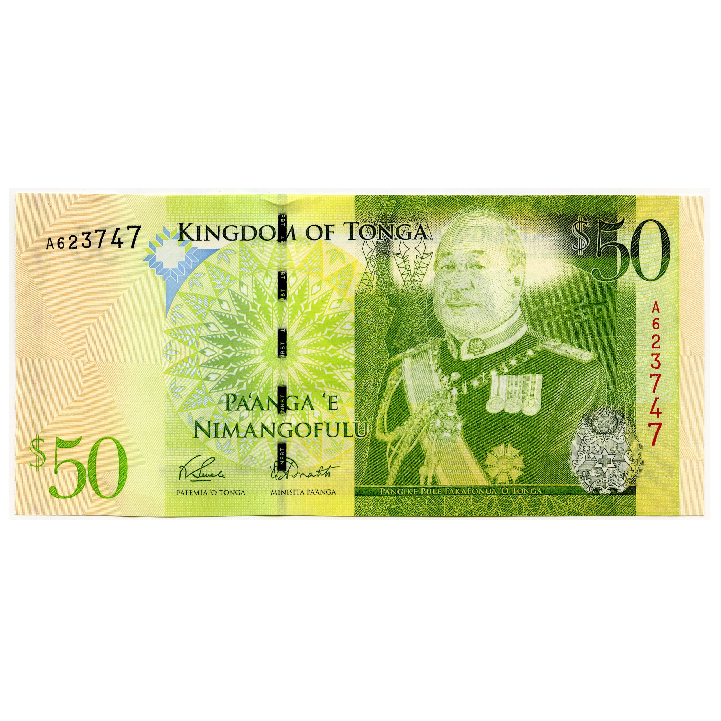 Tonga - 50 Pa'anga - A623747 avers Tonga - 50 Pa'anga - A623747 avers