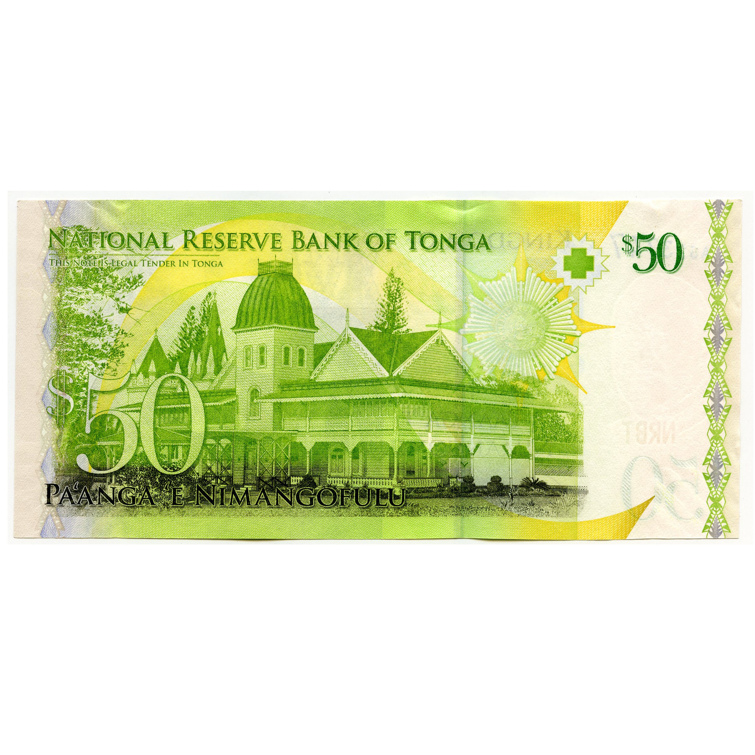 Tonga - 50 Pa'anga - A623747 revers