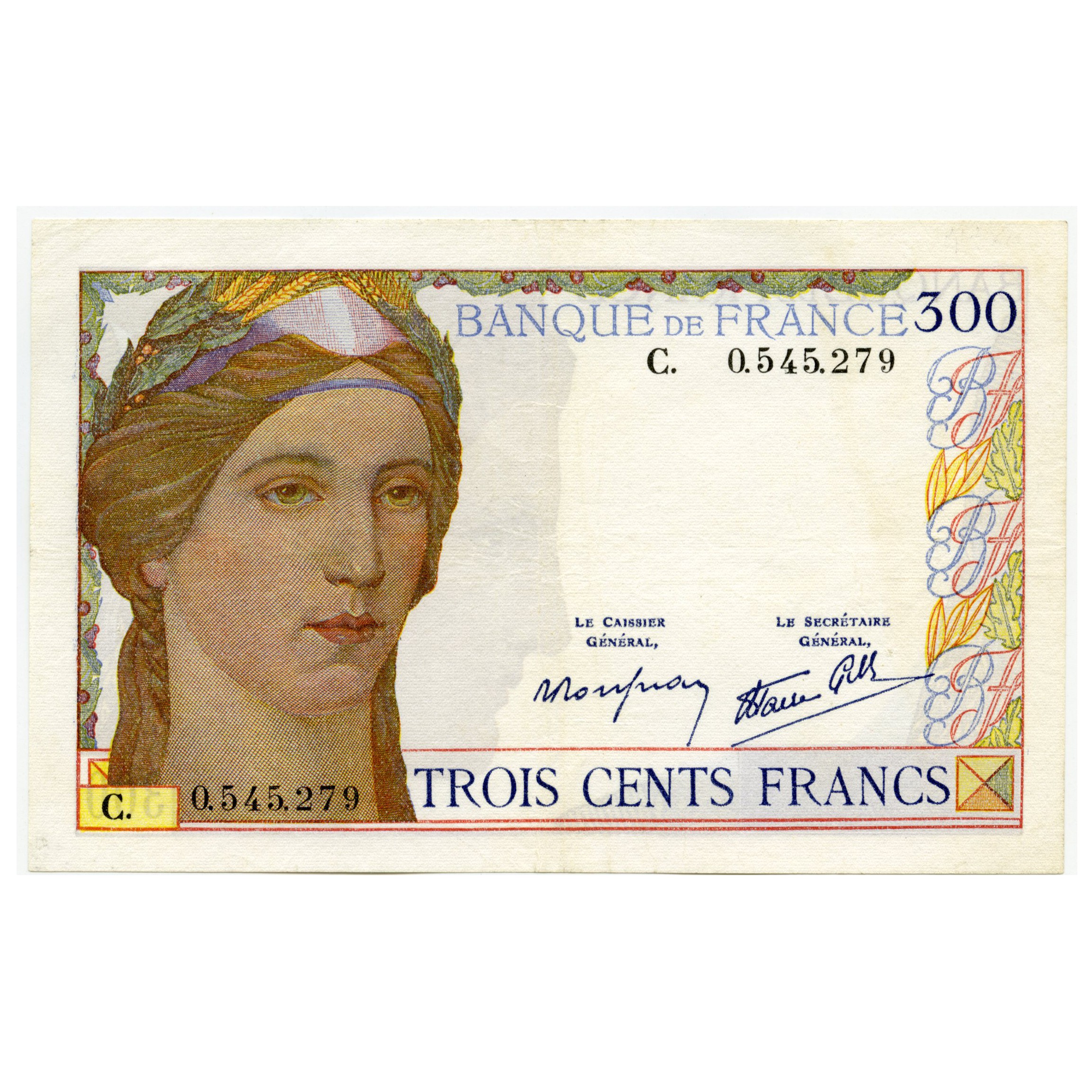 France - 300 Francs - C0545279 avers