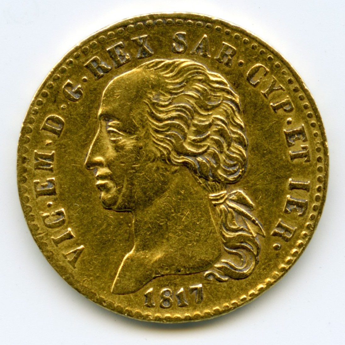 Italie - 20 Lire - 1817 avers Italie - 20 Lire - 1817 avers