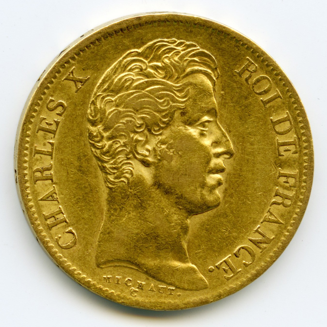 Charles X - 40 Francs - 1830 A avers Charles X - 40 Francs - 1830 A avers