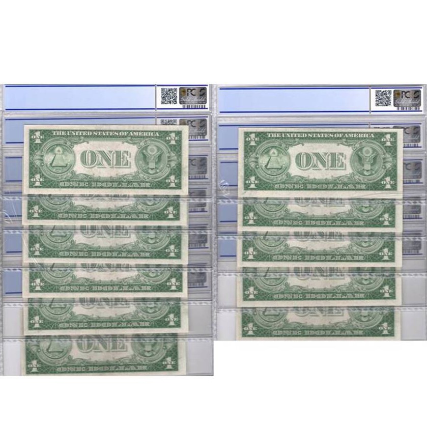 USA - 1 DOLLAR Silver certificate * revers USA - 1 DOLLAR Silver certificate * revers