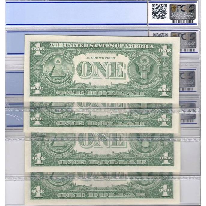 USA - 1 DOLLAR Silver certificate * revers