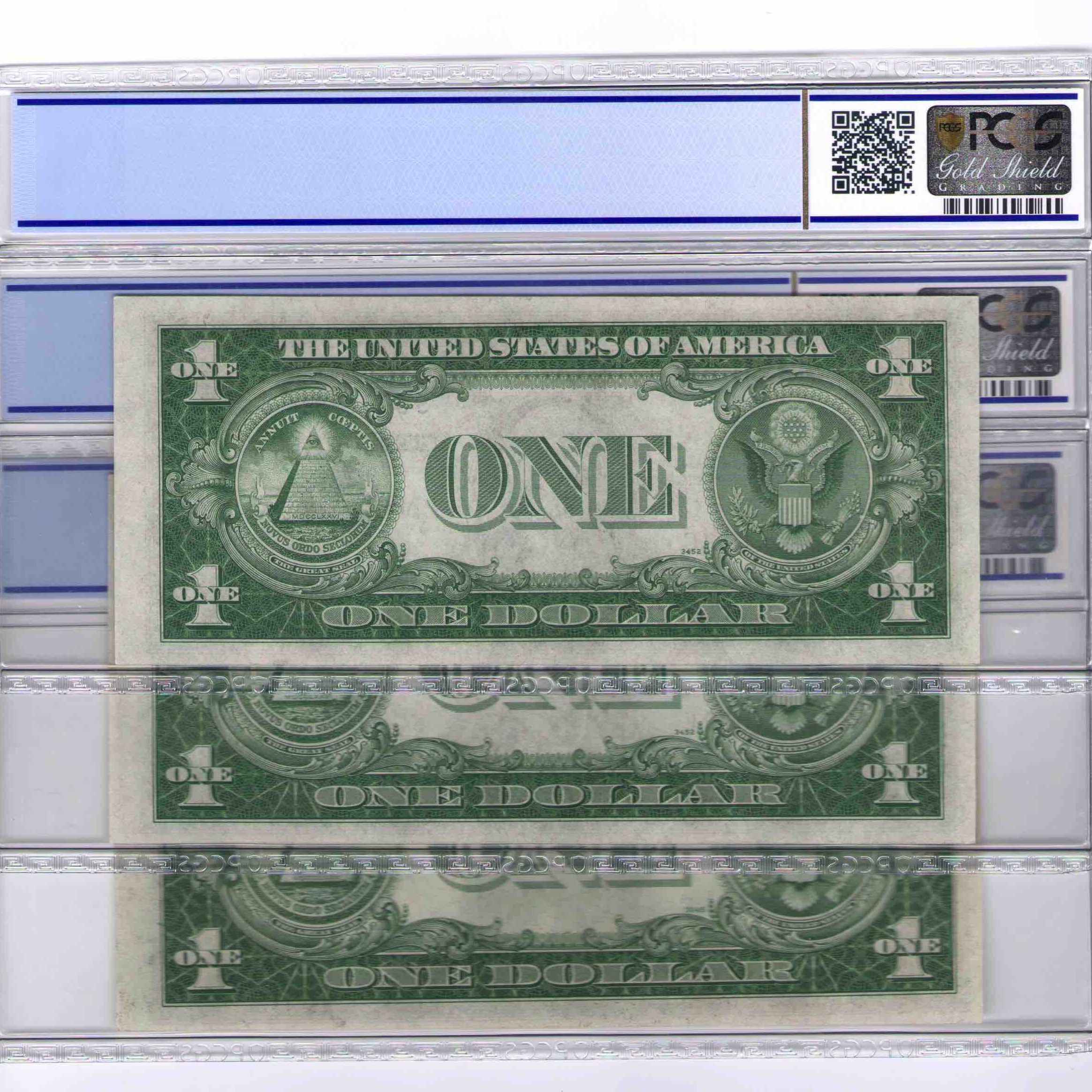 USA - 1 DOLLAR Silver certificate * revers USA - 1 DOLLAR Silver certificate * revers