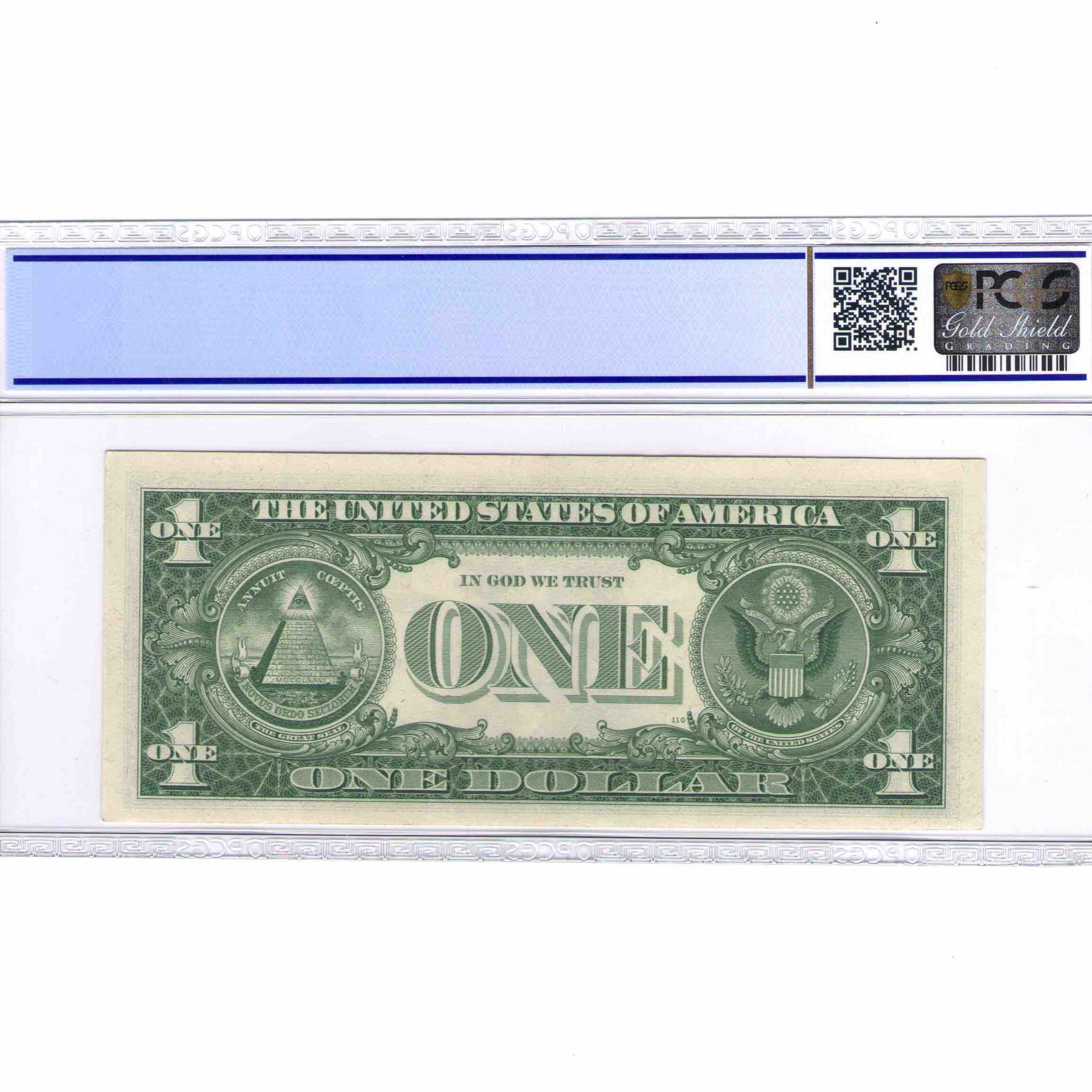 USA - 1 DOLLAR STAR NOTE revers