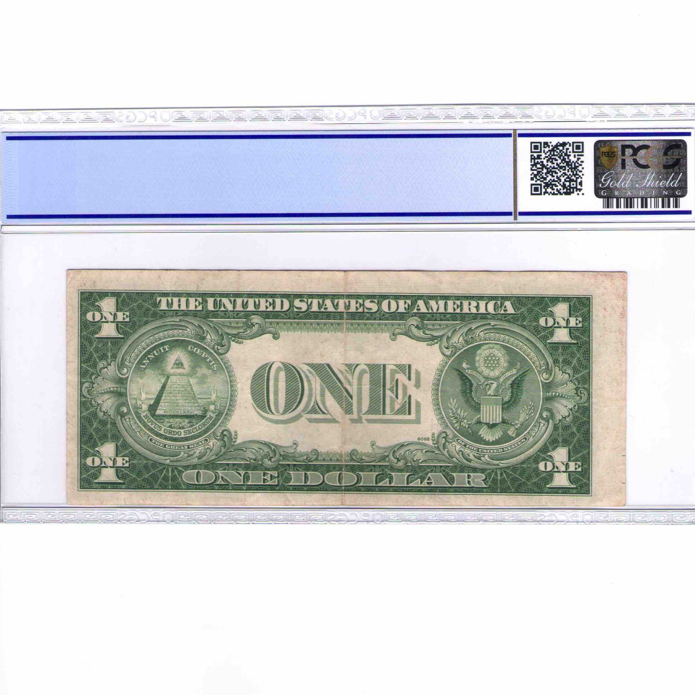 USA - 1 DOLLAR Silver certificate revers USA - 1 DOLLAR Silver certificate revers