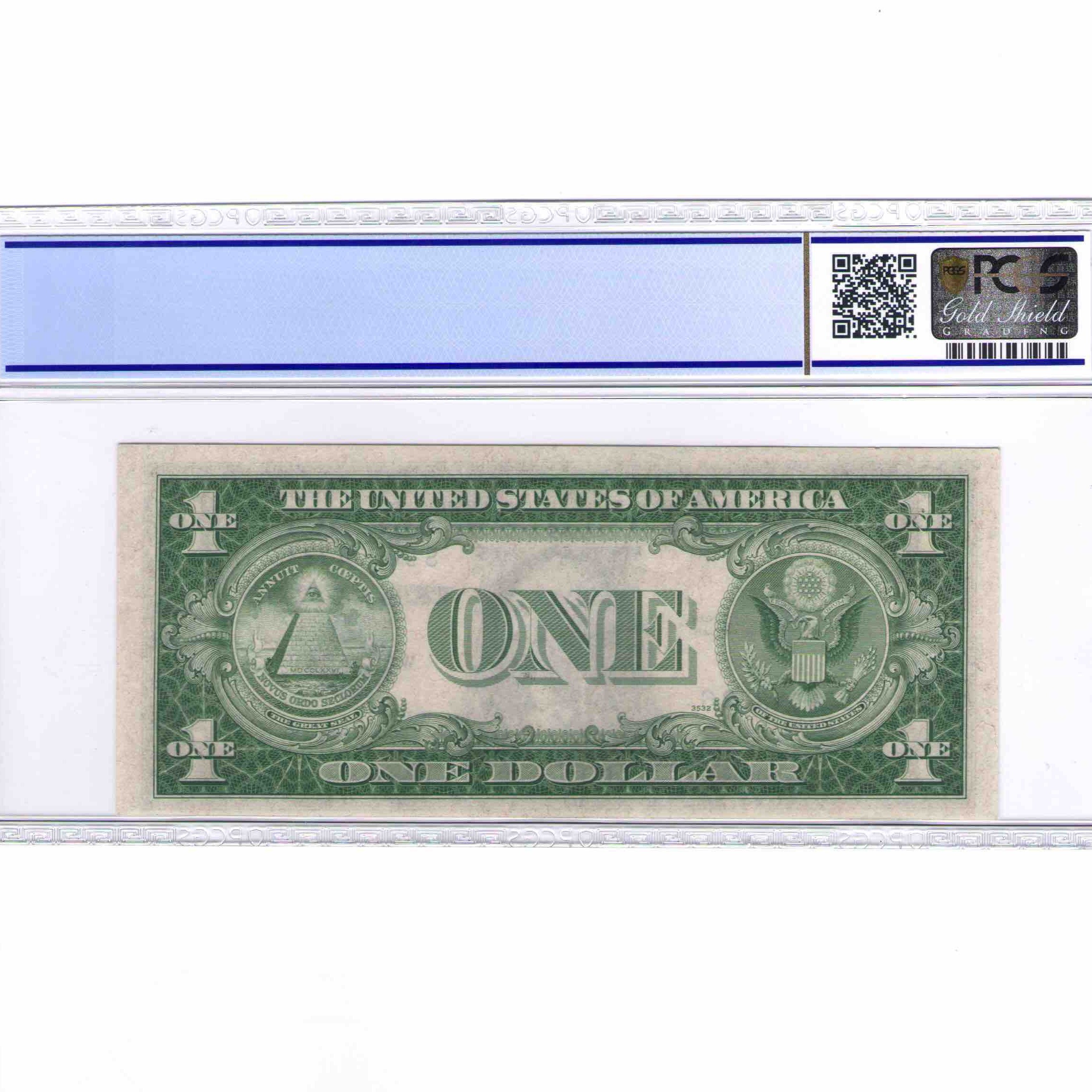 USA - 1 DOLLAR Silver certificate revers USA - 1 DOLLAR Silver certificate revers