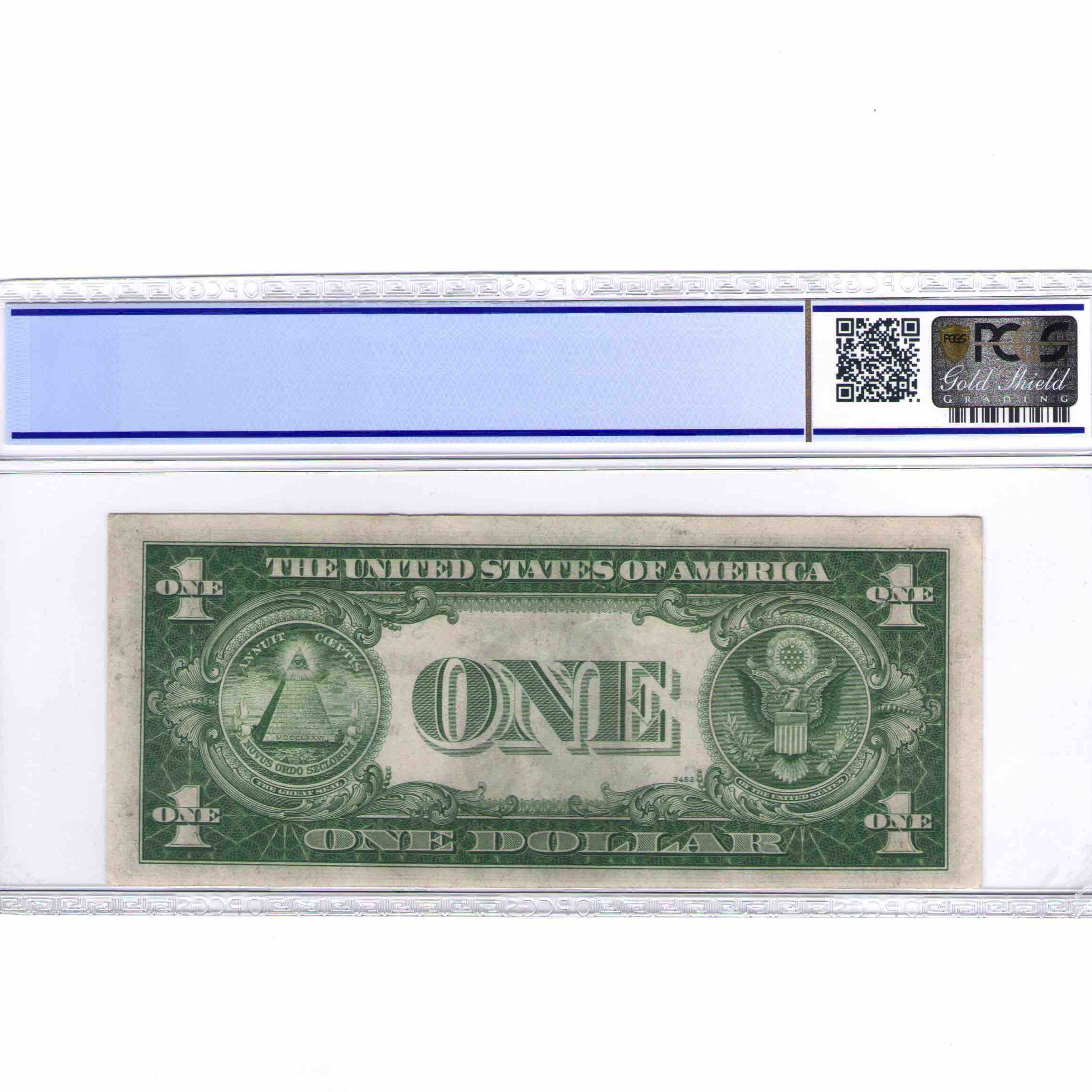 USA - 1 DOLLAR Silver certificate revers