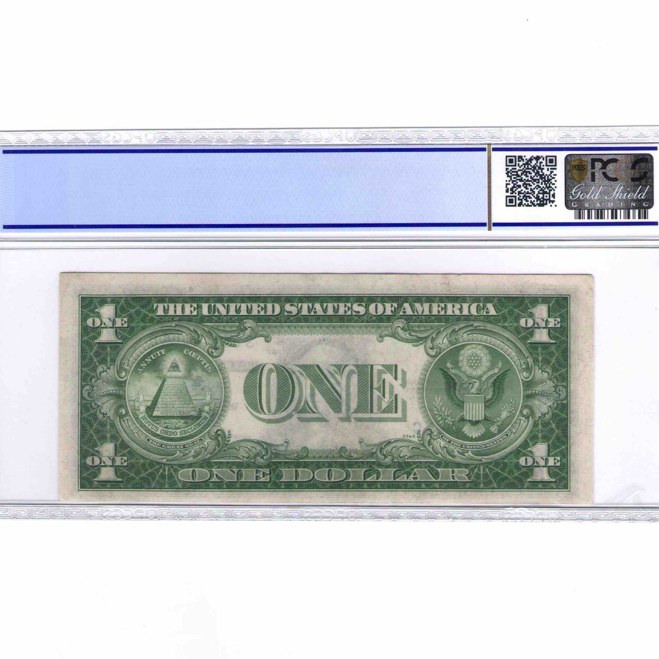 USA - 1 DOLLAR Silver certificate revers USA - 1 DOLLAR Silver certificate revers