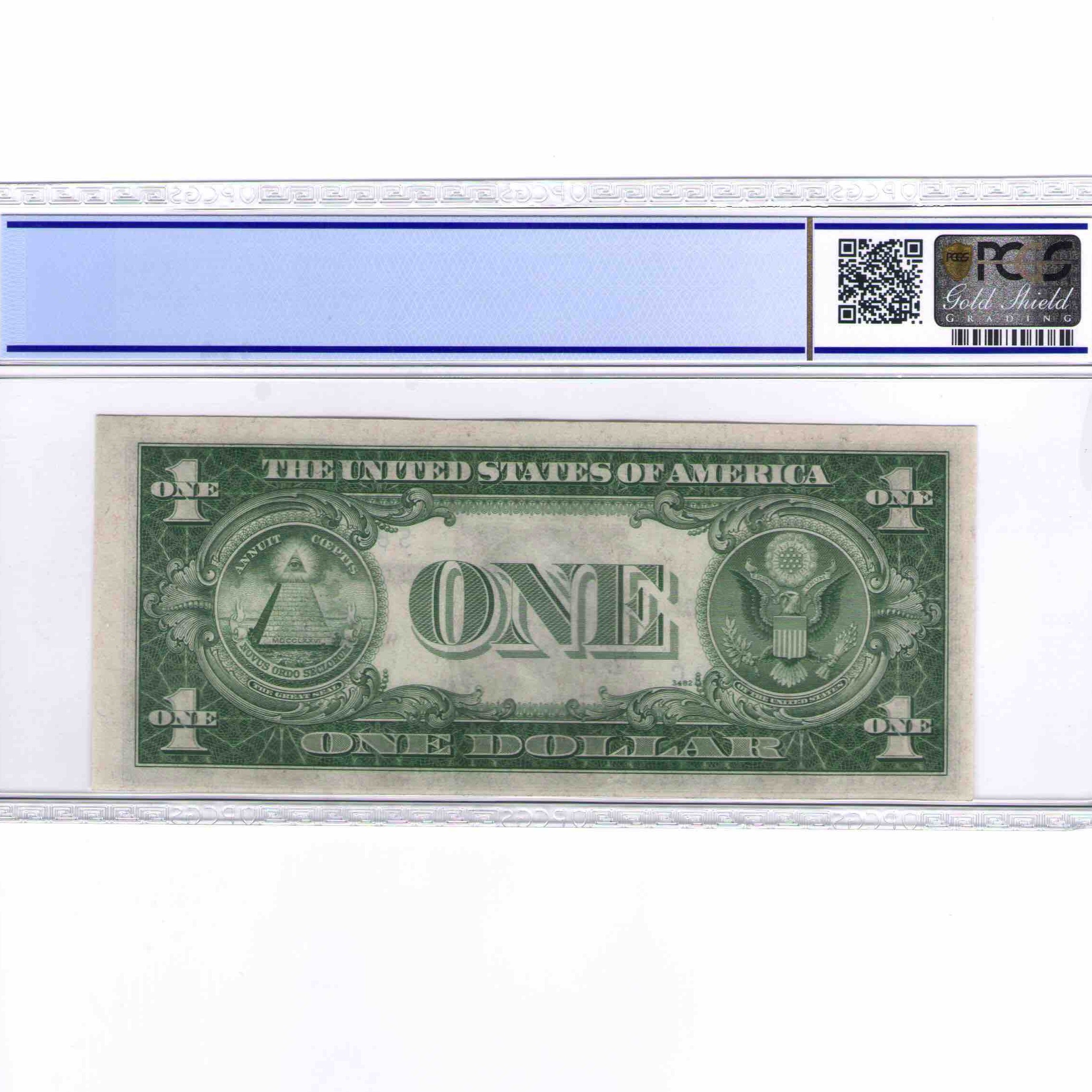 USA - 1 DOLLAR Silver certificate revers