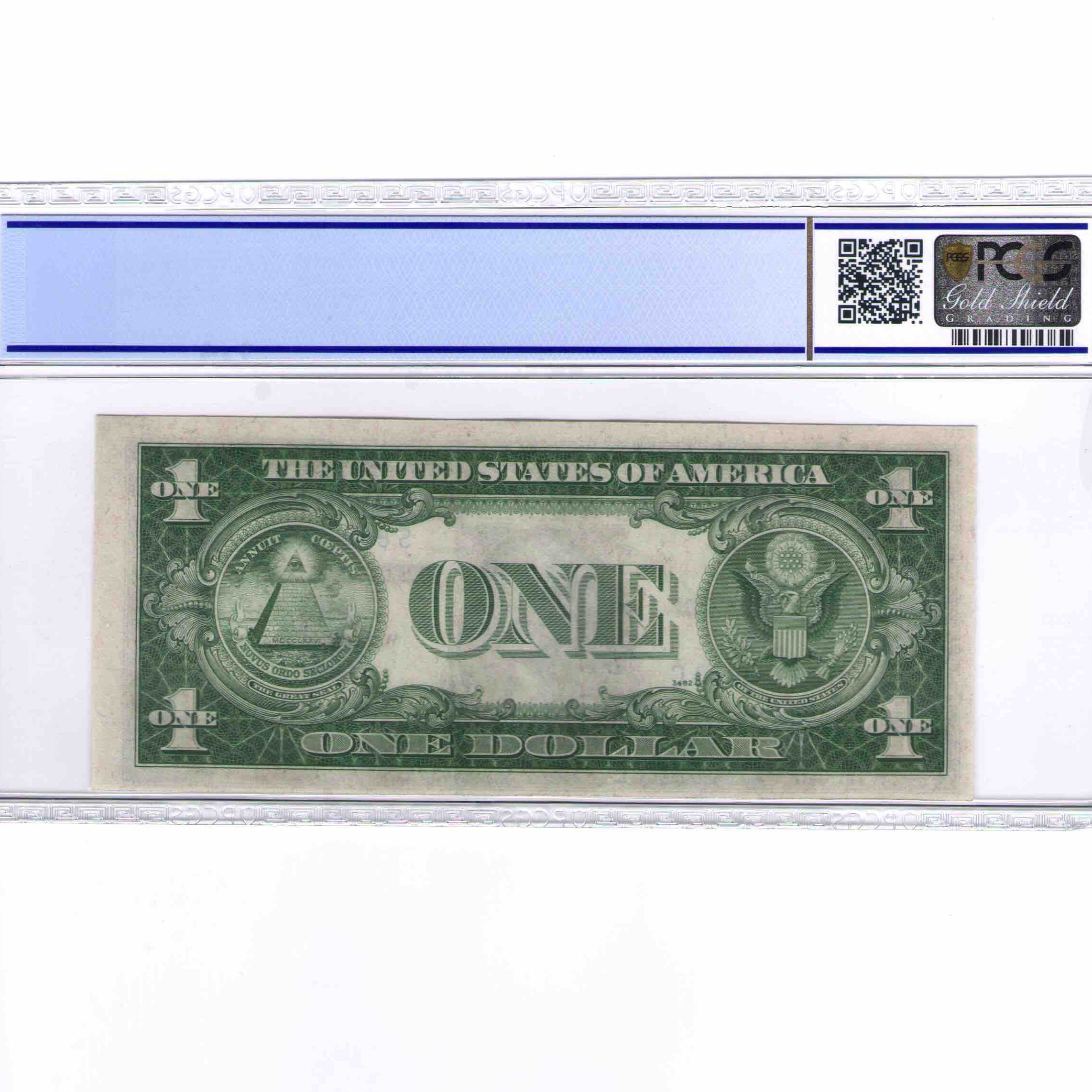 USA - 1 DOLLAR Silver certificate revers USA - 1 DOLLAR Silver certificate revers