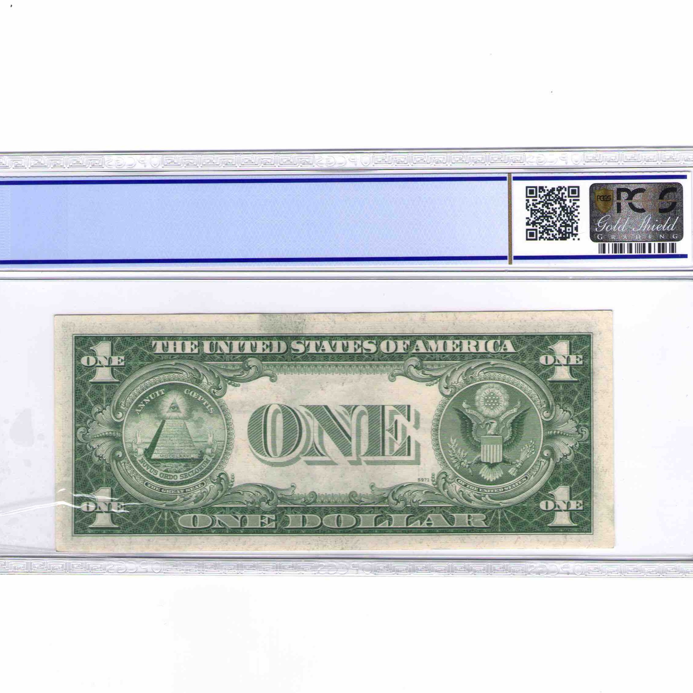 USA - 1 DOLLAR Silver certificate - 1935 revers