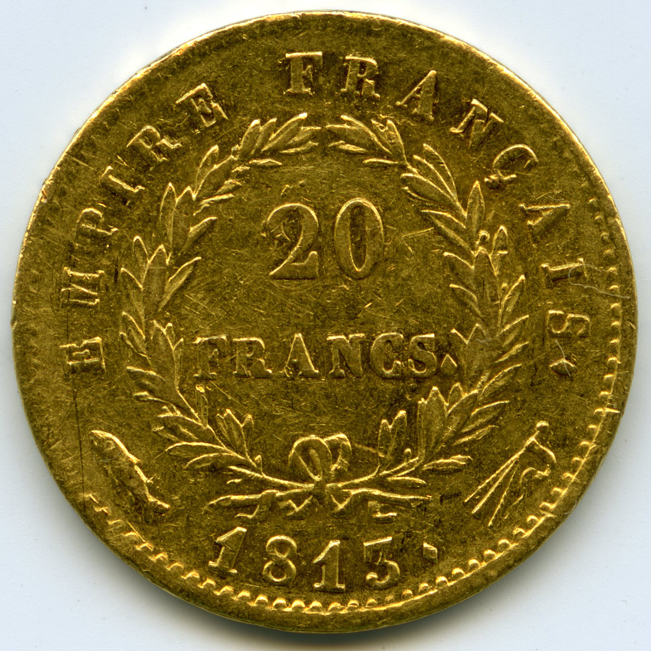 Napoléon Ier - 20 Francs - 1813 revers