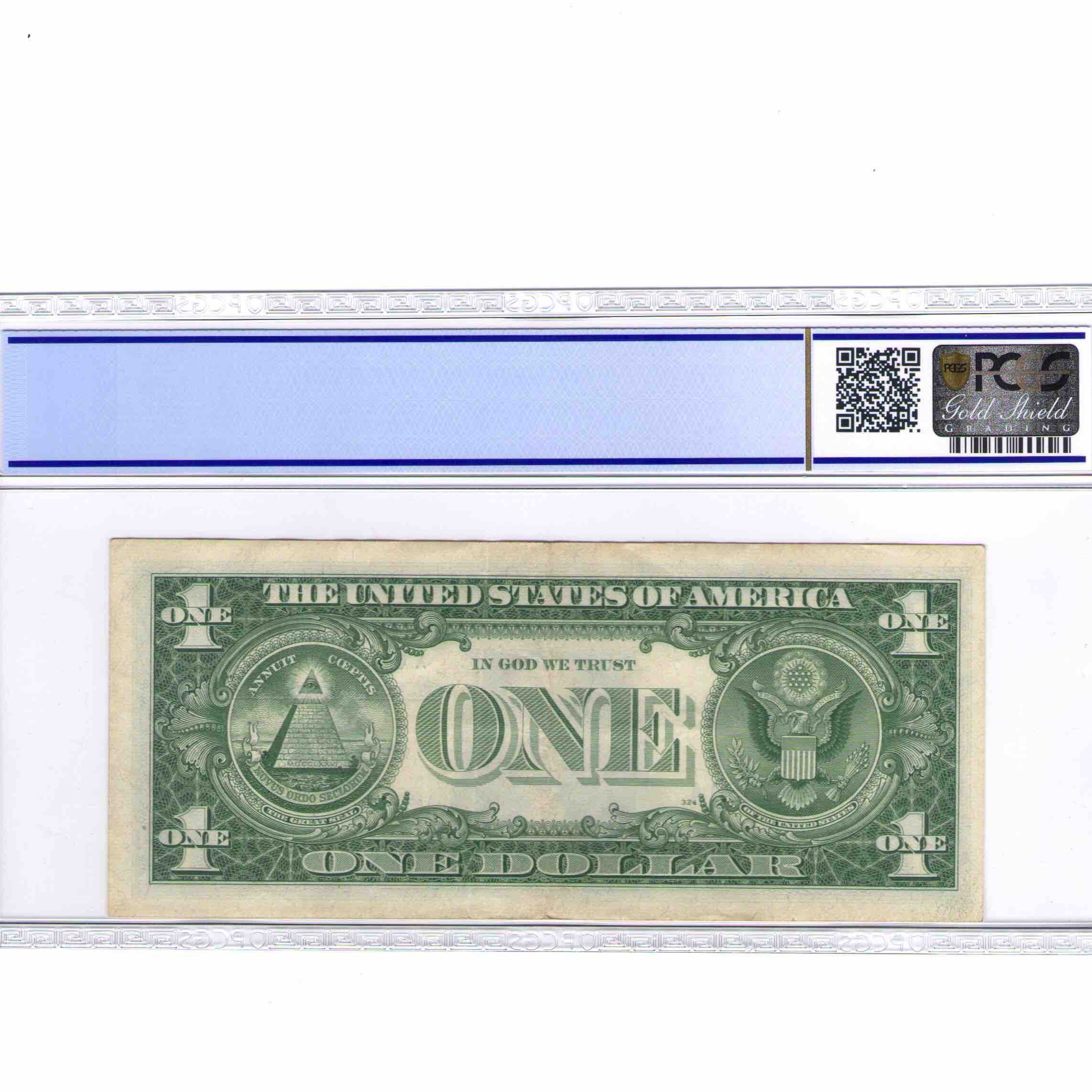 USA - 1 DOLLAR Silver certificate revers